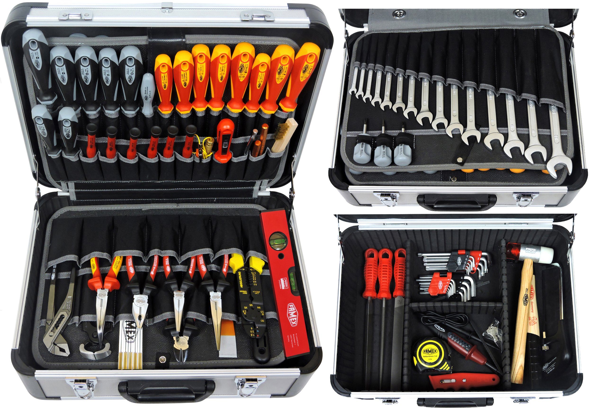 FAMEX Werkzeugset 418-88 (Kapazität PROFESSIONAL kg, Werkzeug, 30 Profi mit Werkzeugkoffer 128-St)