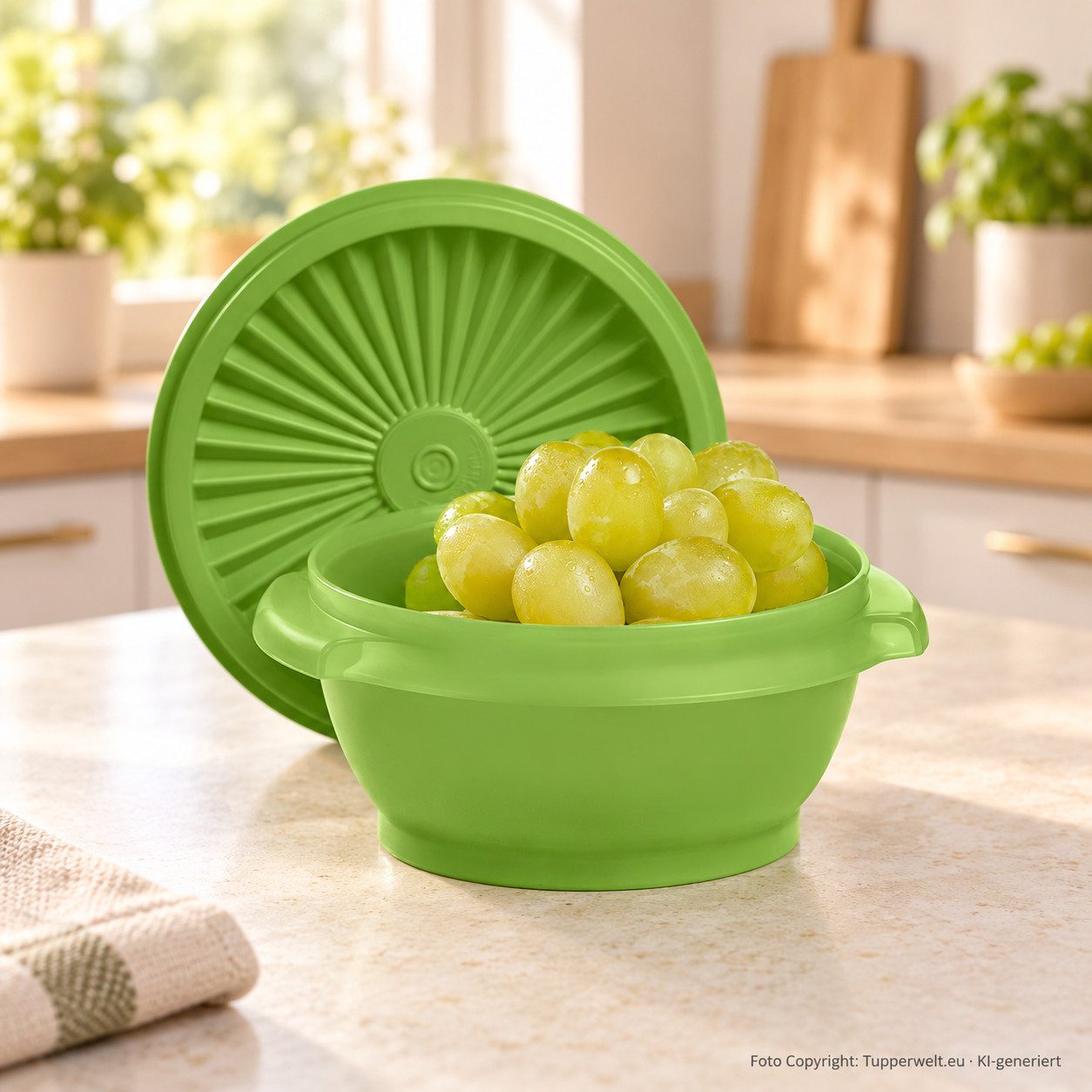 TUPPERWARE Vorratsdose Tupperware Kleine Sonnenschüssel 340 ml – Grün