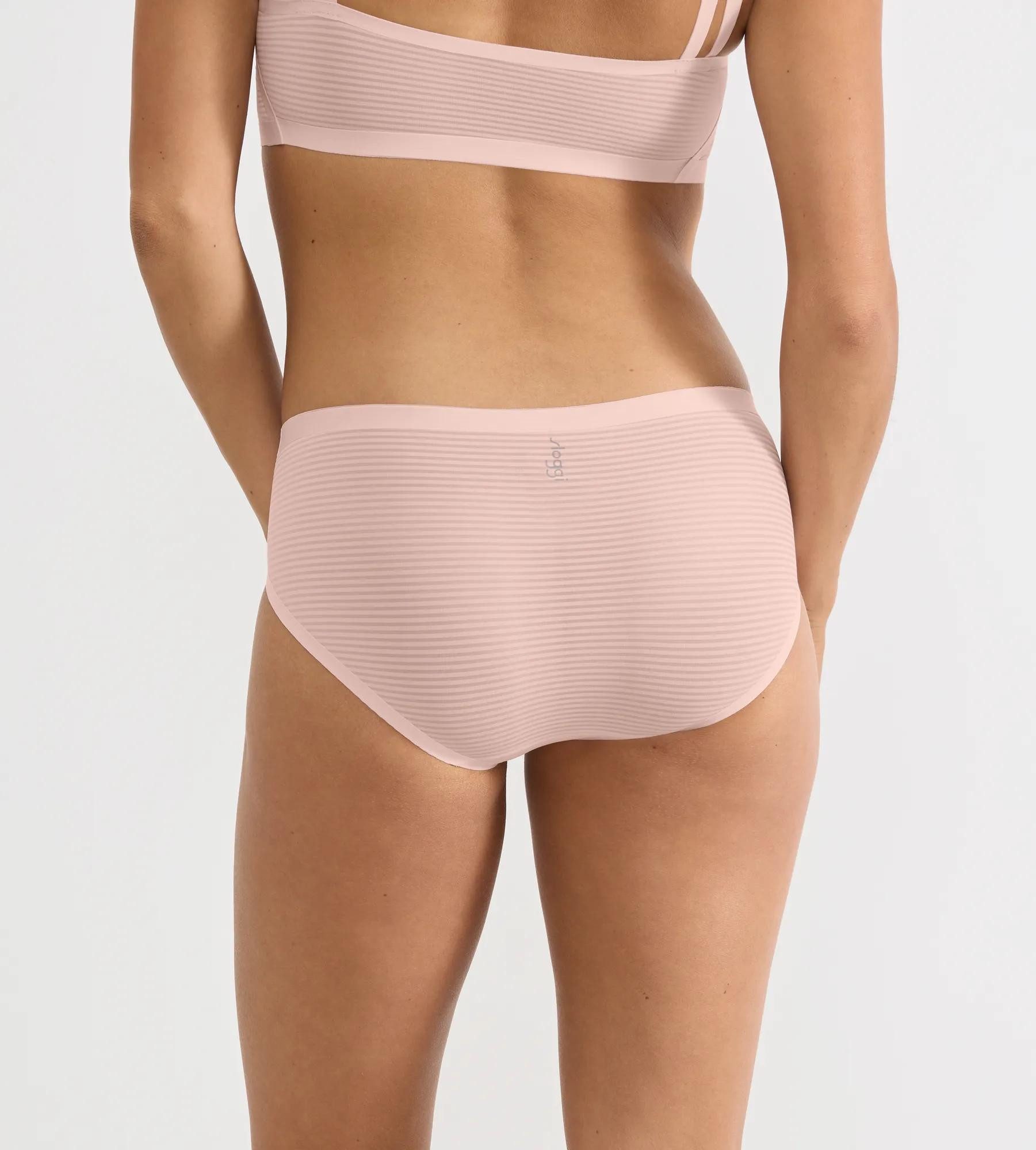 sloggi Hipster ZERO Feel Air atmungskativ, semi-transparenter Look, feine Streifen – Bild 3 von 5