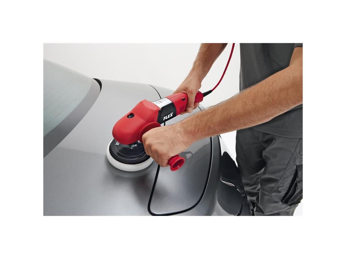 Flex Winkelpolierer PE 14-3 125 406813, 1100 min. U/min, 3700 max. U/min, Ø 125 mm, (im Karton), Ergonomische Bauform, Schlanker Stielgriff, Drehzahleinstellung