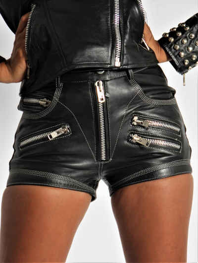 Be Noble Lederhose Mega Skandal Kurze Ledershort mit vielen Details