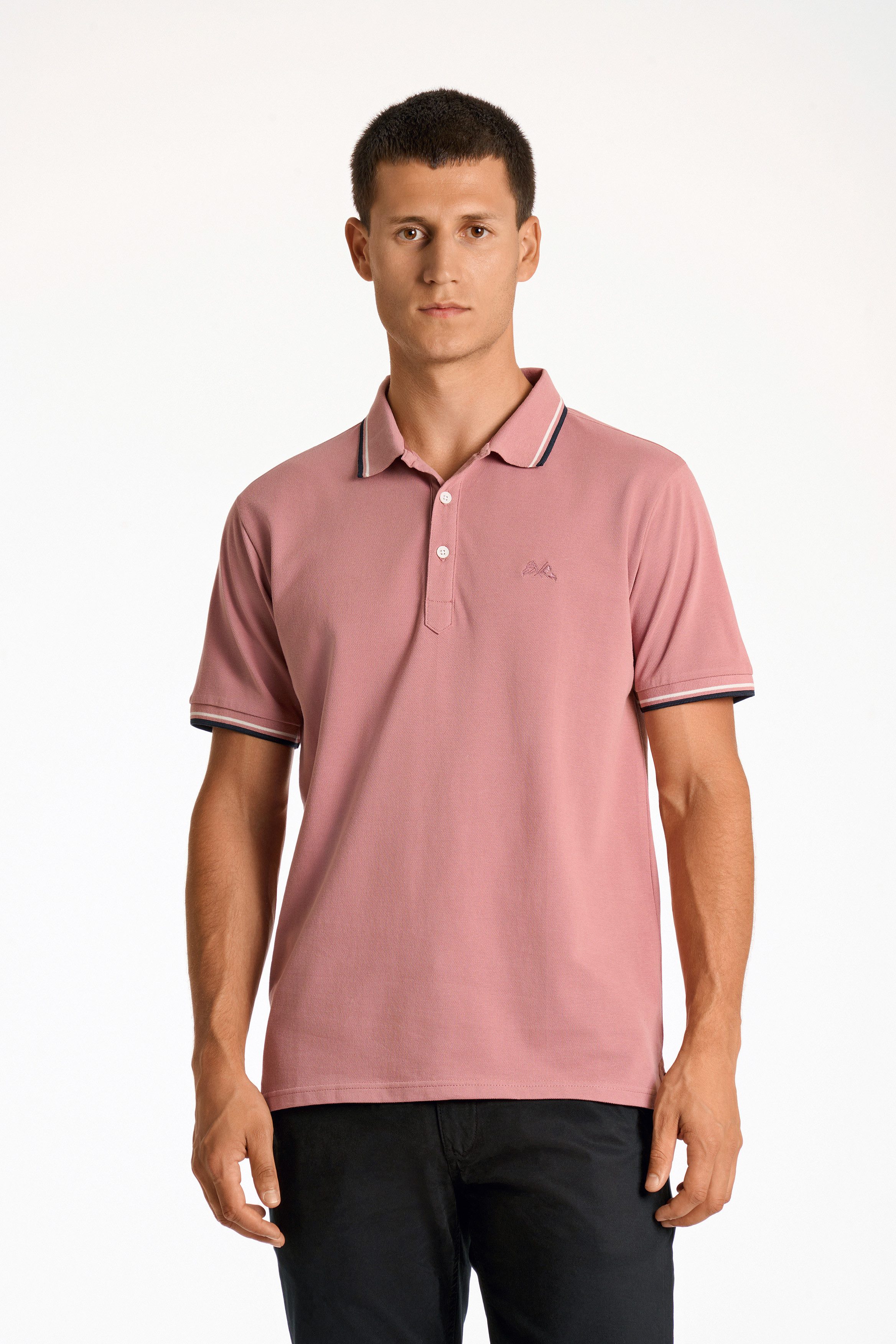 LINDBERGH Poloshirt mit Logo-Stickerei und abgesetzten günstig online kaufen