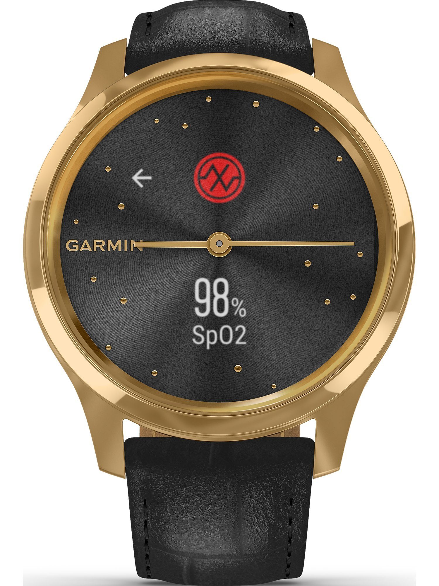 Garmin Quarzuhr Garmin Unisex-Smartwatch Analog, Garmin Smartwatch Vivomove  Luxe