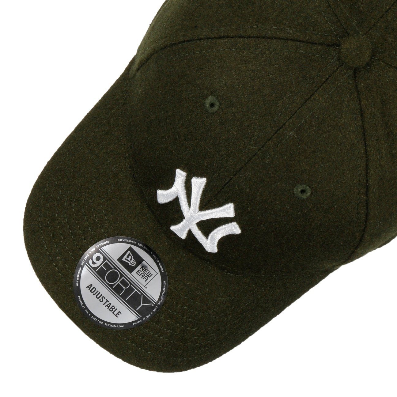 mit Basecap Cap Baseball Era (1-St) New Schirm dunkelgrün