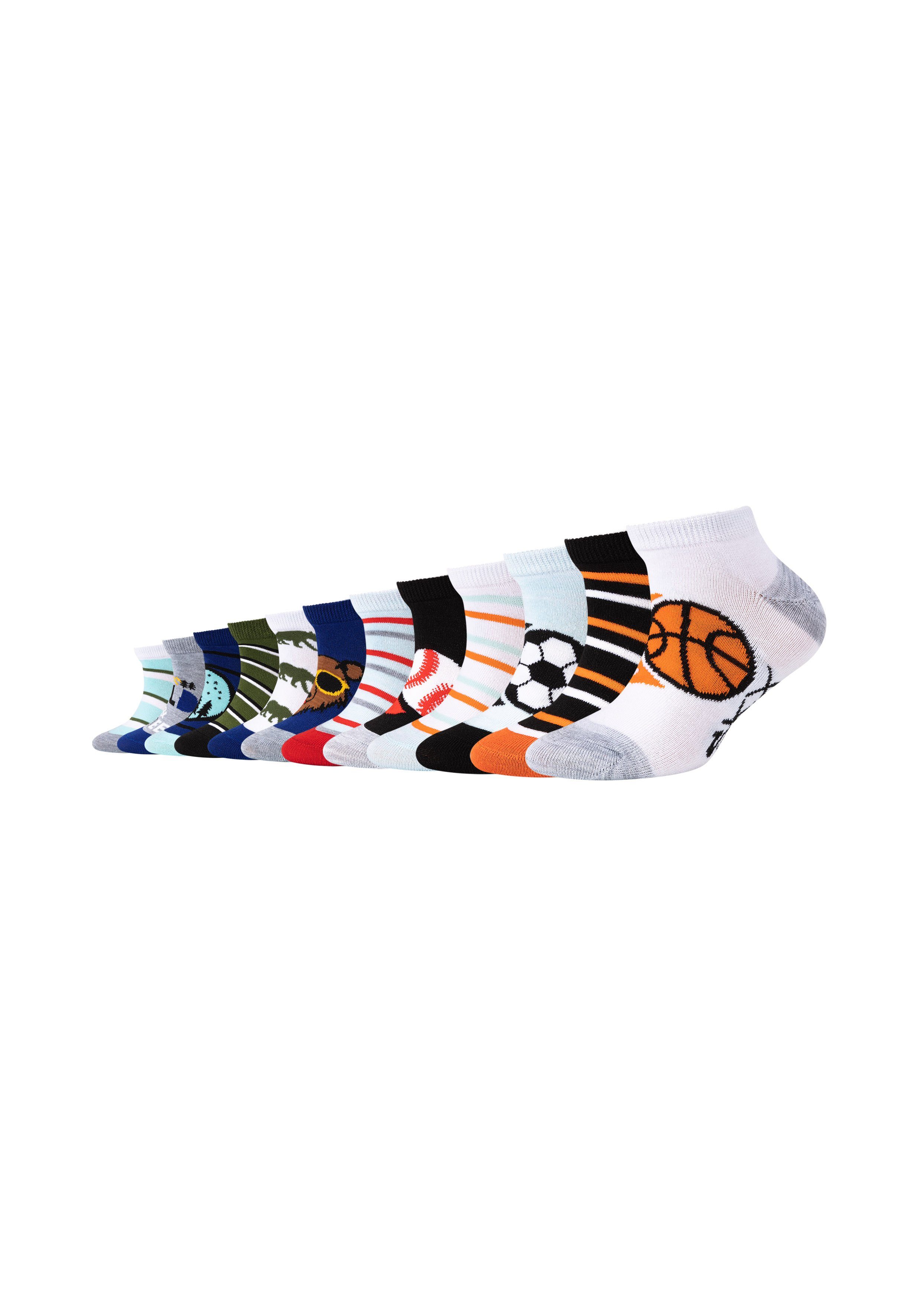 Wäsche/Bademode Socken Skechers Socken Casual Sportive (12-Paar) Mit sportlichen Motiven