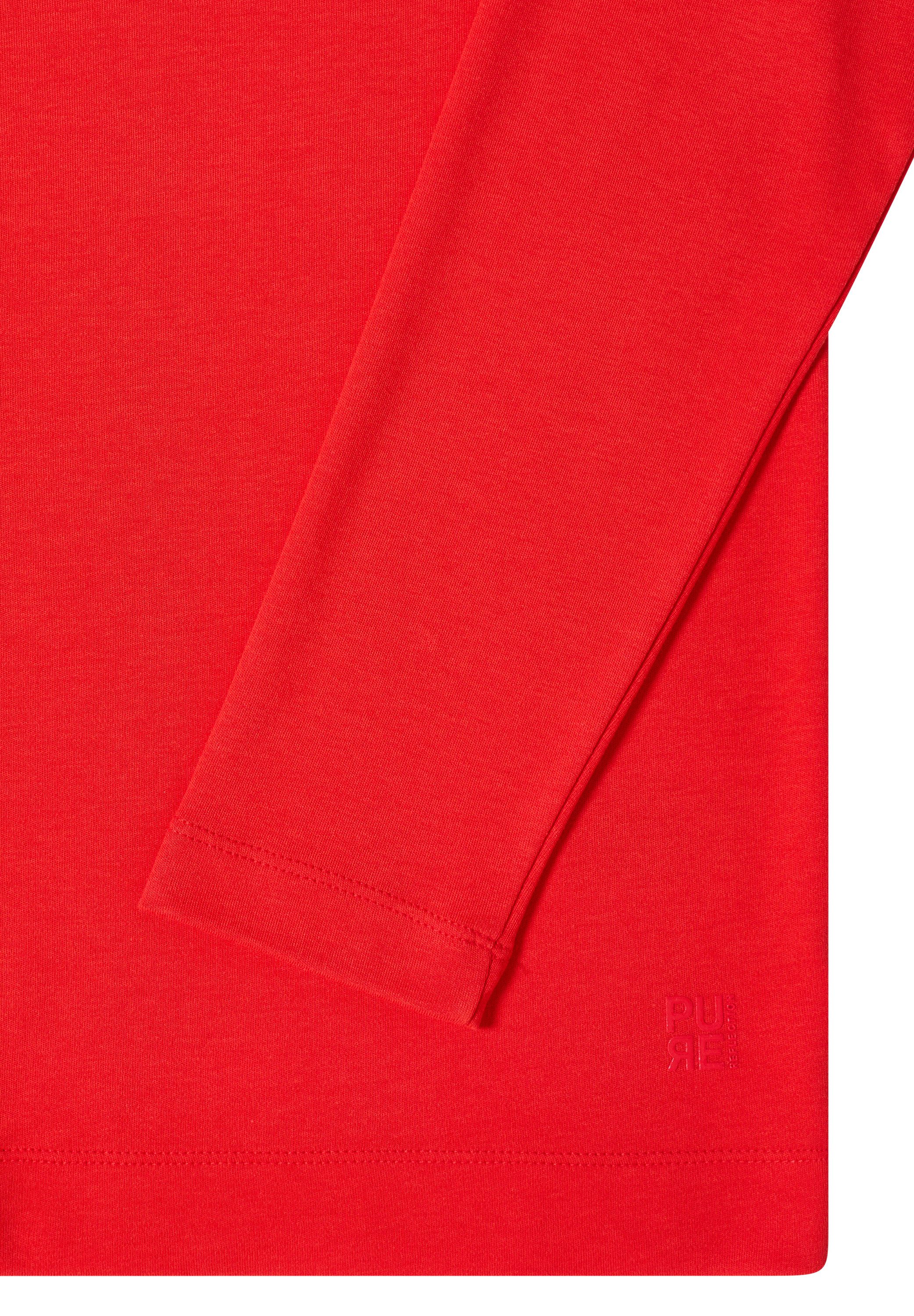 CECIL Langarmshirt mit Stehkragen, Funnelneck