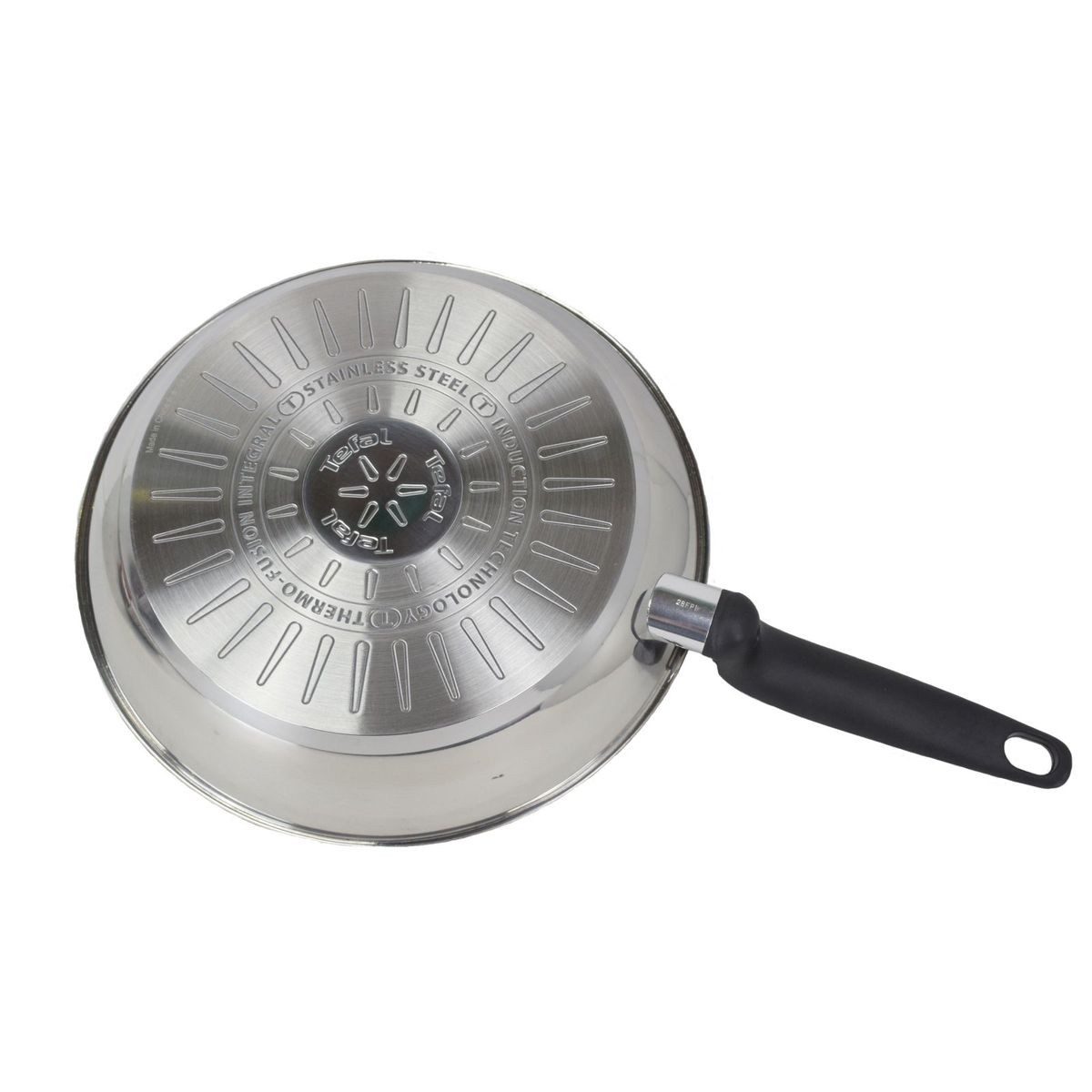 Tefal Bratpfanne Tefal Bratpfanne Ø28cm Titanium-Antihaftbeschichtung Pfanne Edelstahl, Edelstahl, Titanium-Antihaftbeschichtung