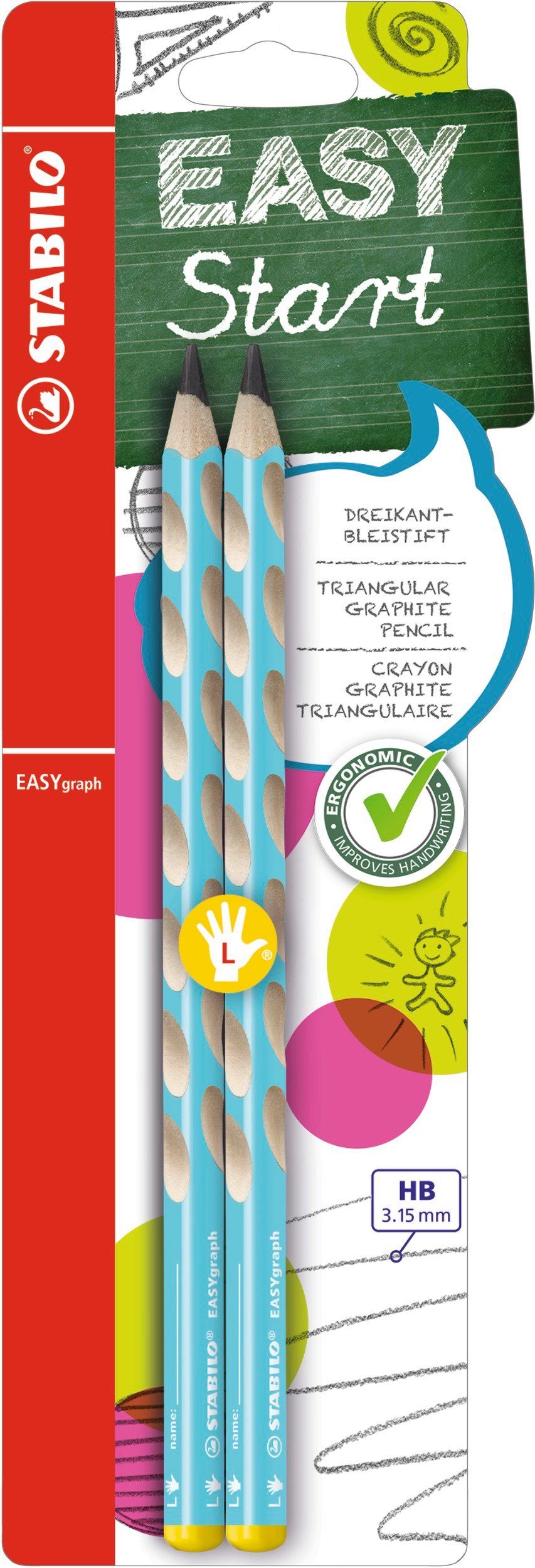 Bleistift Bleistift Stabilo Easy Graph HB