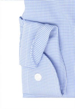 MARVELIS Businesshemd Businesshemd - Comfort Fit - Vichykaro - Blau