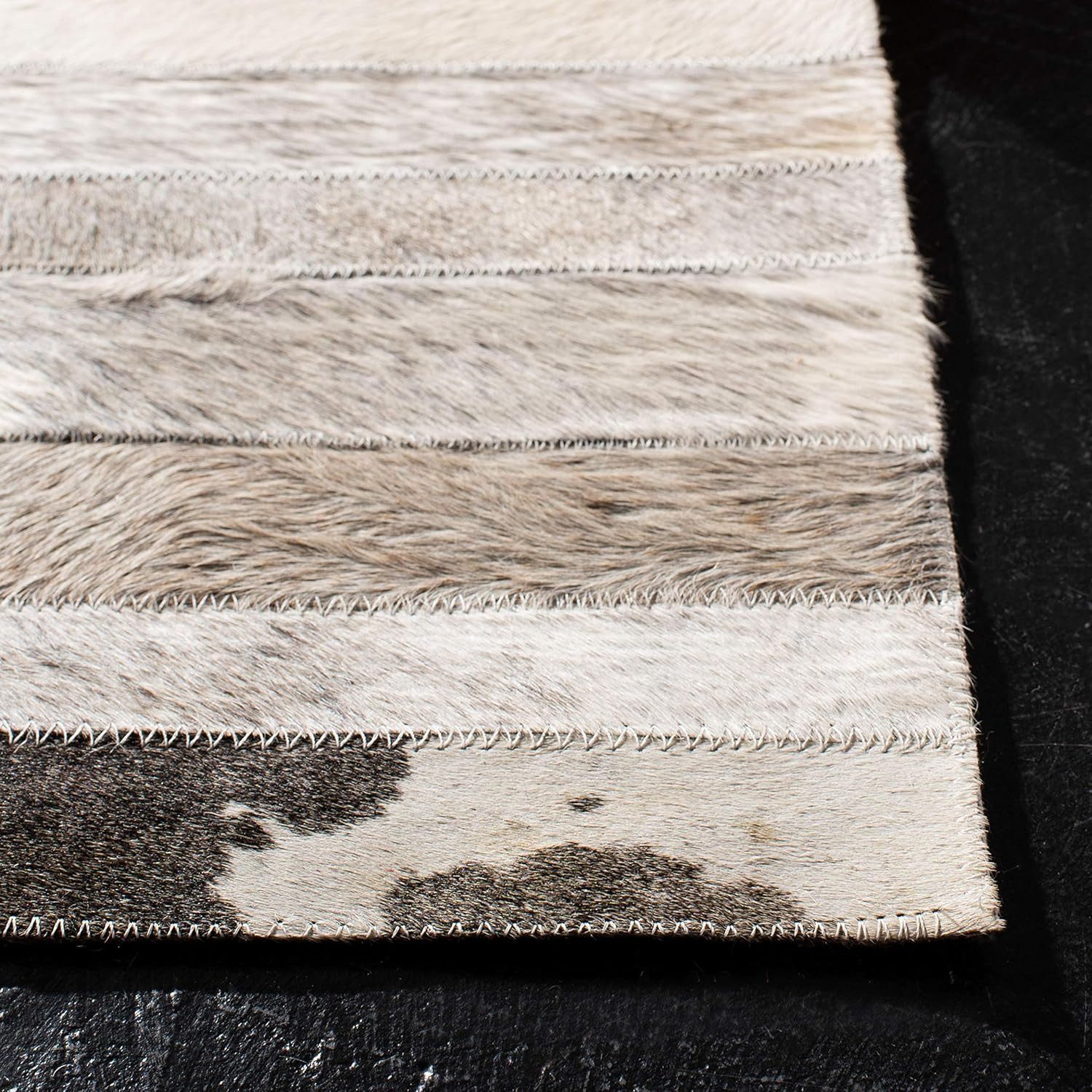 Ready Rugs Lederteppich Leder-Patchwork-Teppichkollektion