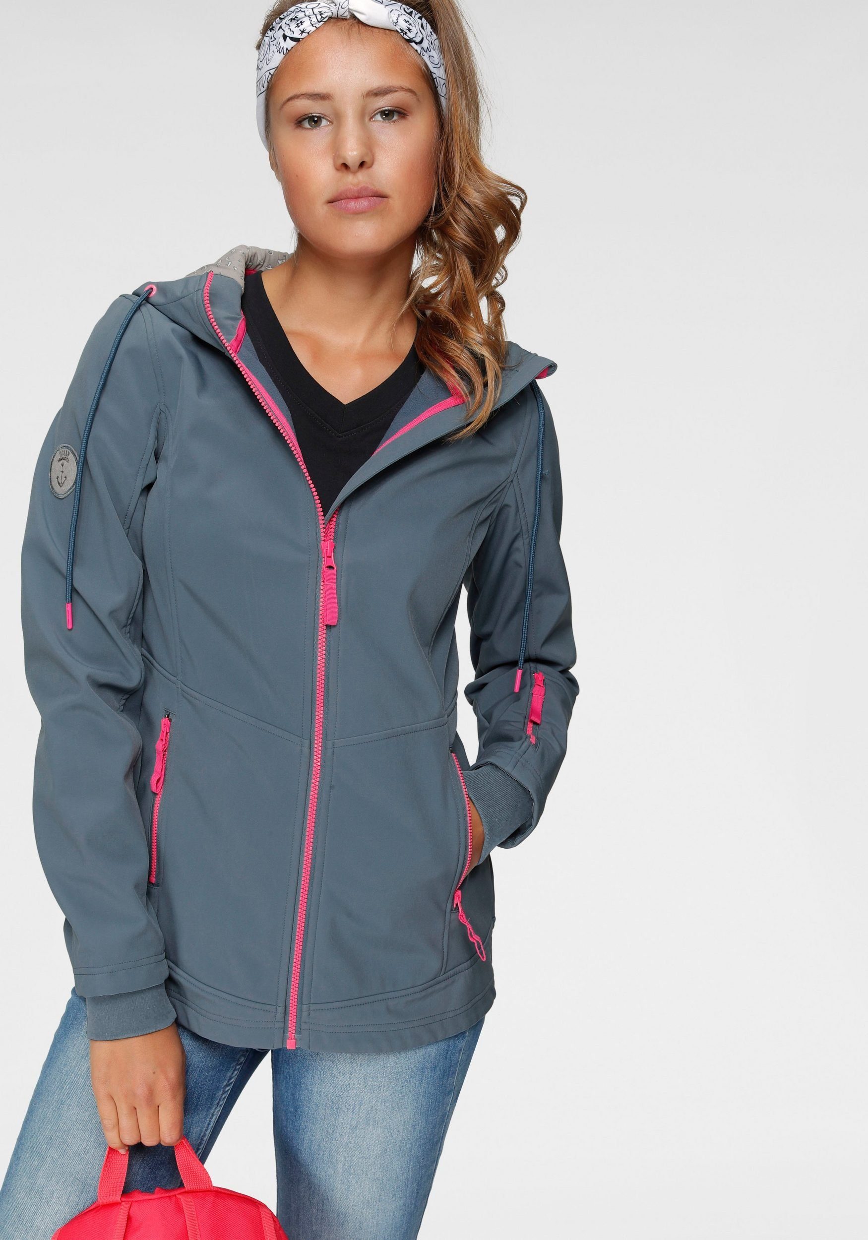 Ocean Sportswear Softshelljacke aus recyceltem Polyester atmungsaktiv, wass günstig online kaufen