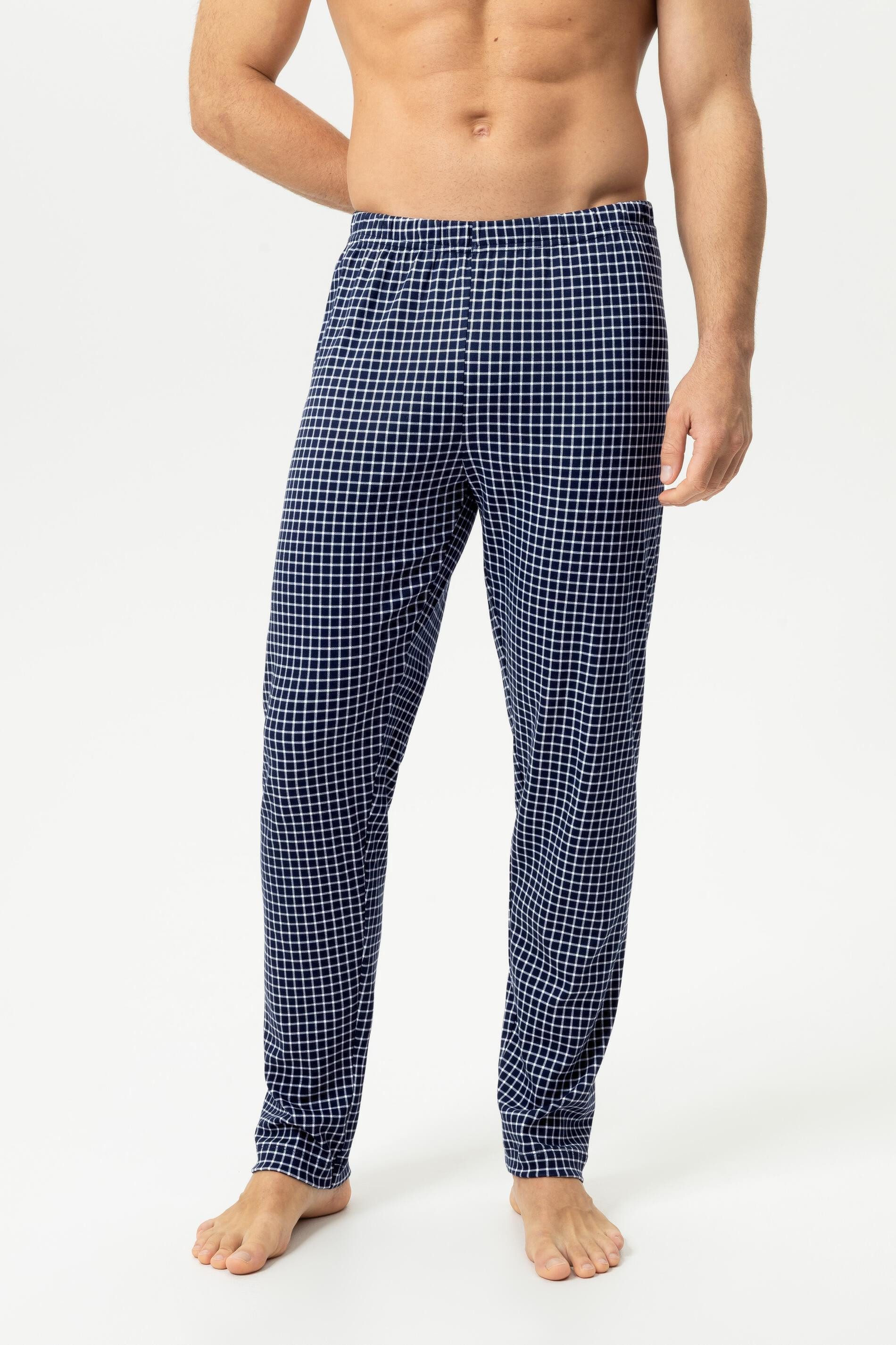 Schlafhose Mey Hose lang Serie White Check Gestreift Hose