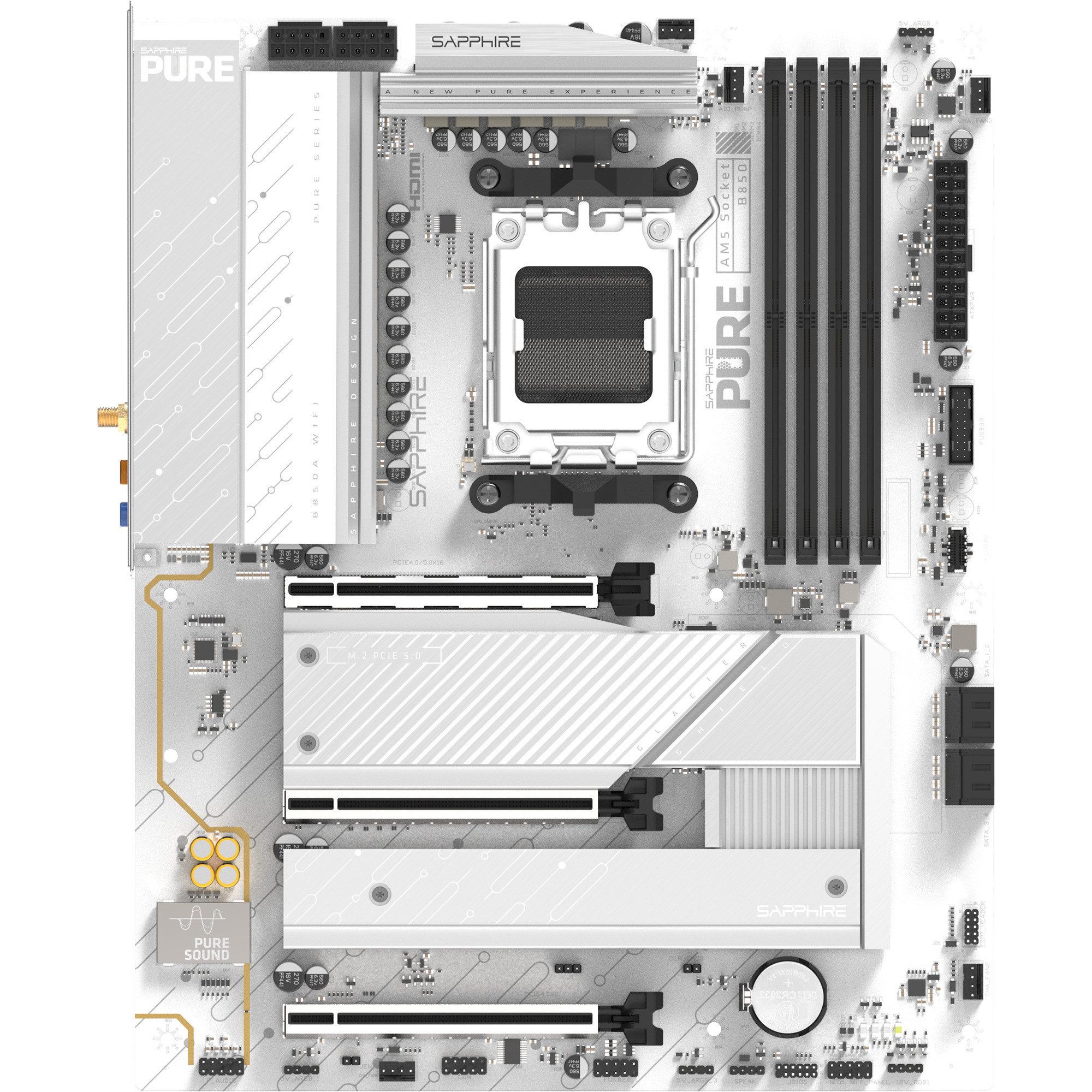 Sapphire SAPPHIRE PURE B850A WIFI 7, Mainboard Mainboard