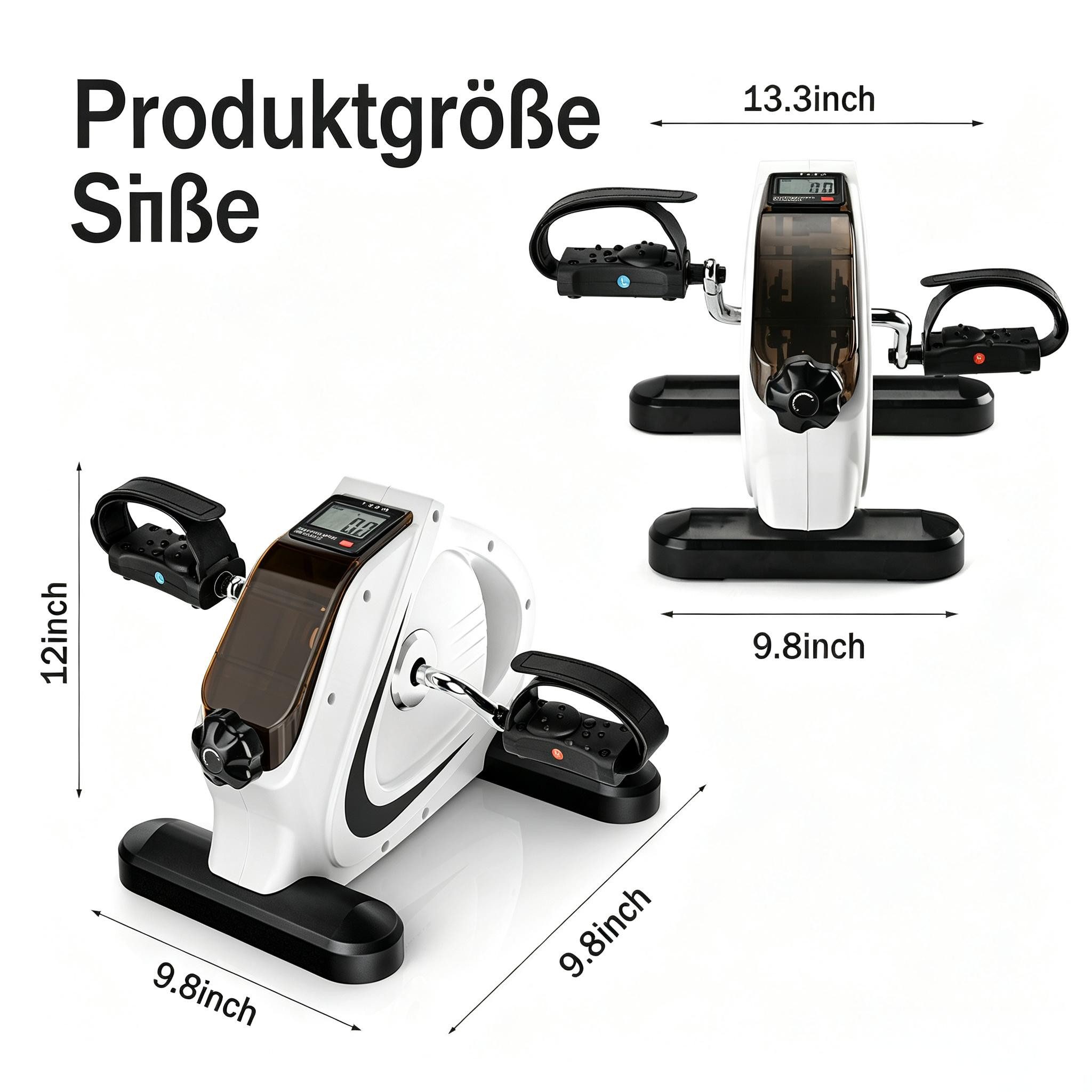 AIBISTAR Heimtrainer Mini Heimtrainer Hand- & Fußtraining, 120 kg, leise, Ideal für Physiotherapie & Rehabilitation