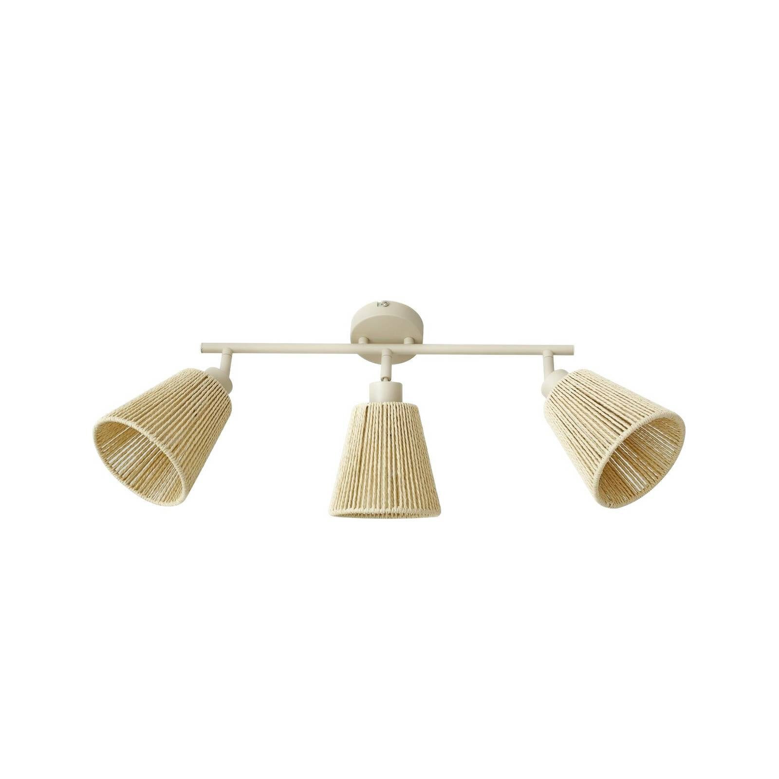 Lindby Deckenleuchten Anuva, Creme IP20, 3 x 10 W LED