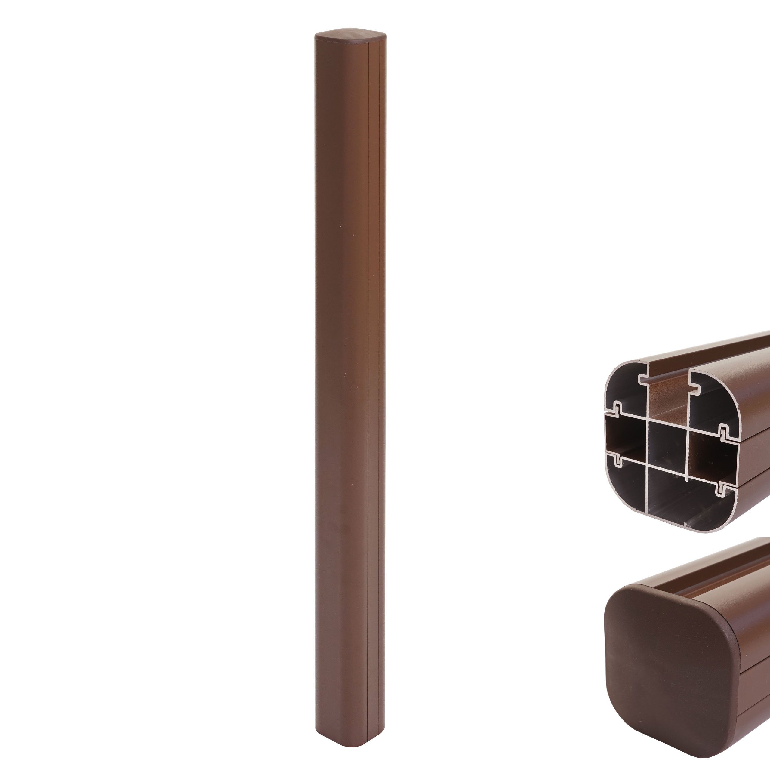 MCW Zaunpfosten Savoie-P-A, Beliebig erweiterbar, Bauteil zur individuellen Zusammenstellung