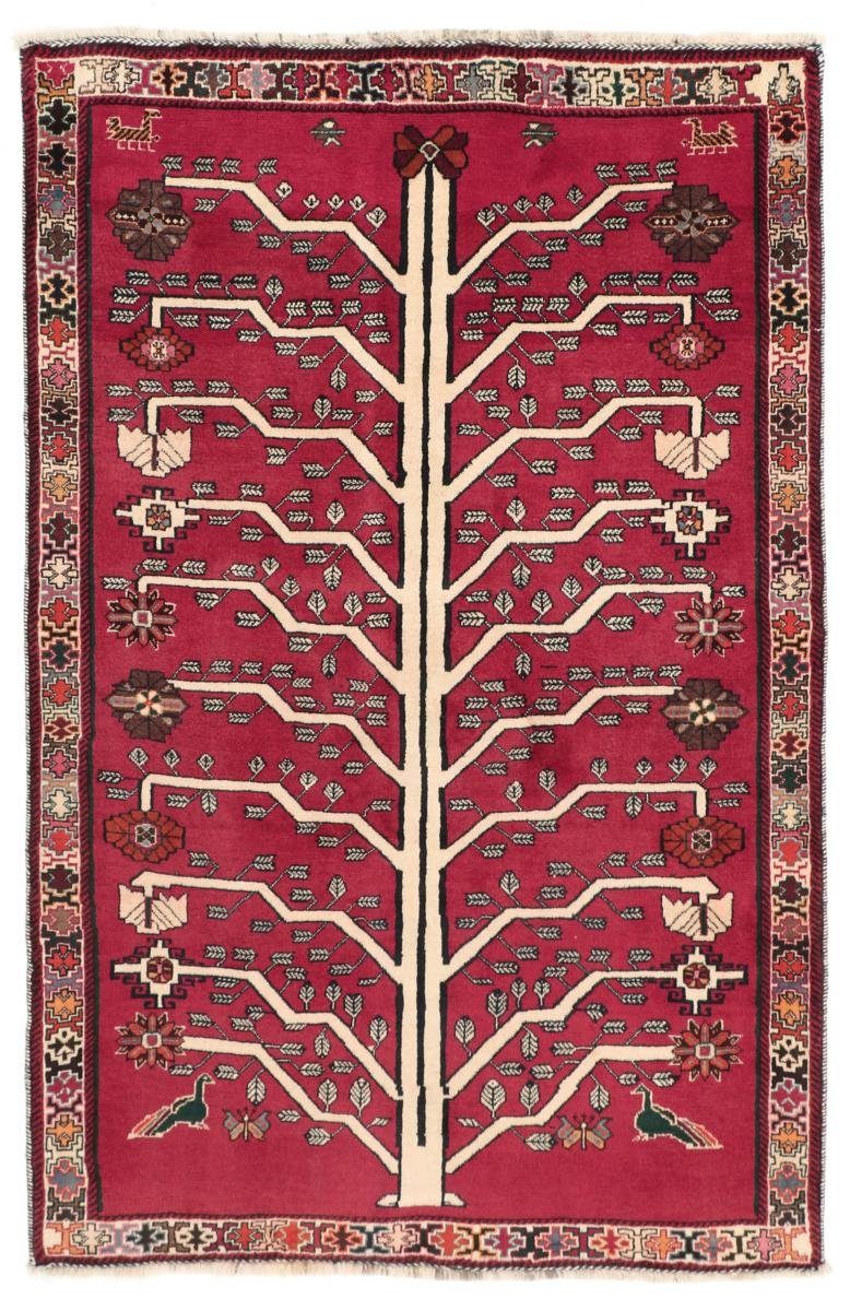 Orientteppich Ghashghai 126x191 Handgeknüpfter Orientteppich / Perserteppich, Nain Trading, rechteckig, Höhe: 12 mm | Kurzflor-Teppiche