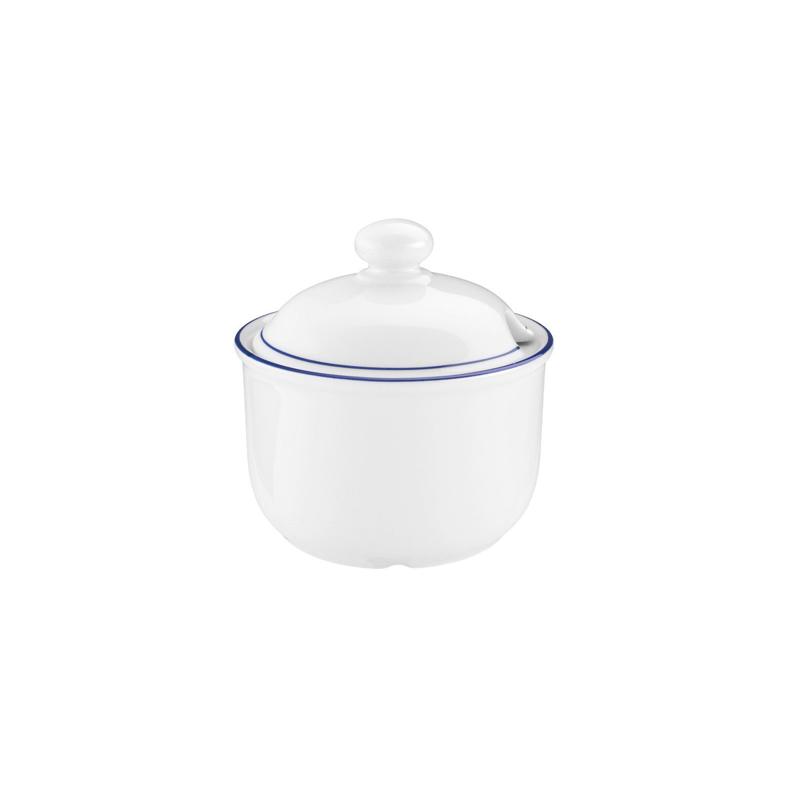Seltmann Weiden Zuckerdose Compact Blaurand Zuckerdose 250 ml, Porzellan, (1-tlg)