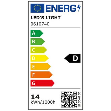 LED's light LED Deckenleuchte 2401202_01 Feuchtraumleuchte, LED, mit HF-Bewegungsmelder und LED-Röhre 120 cm 14W neutralweiß IP65