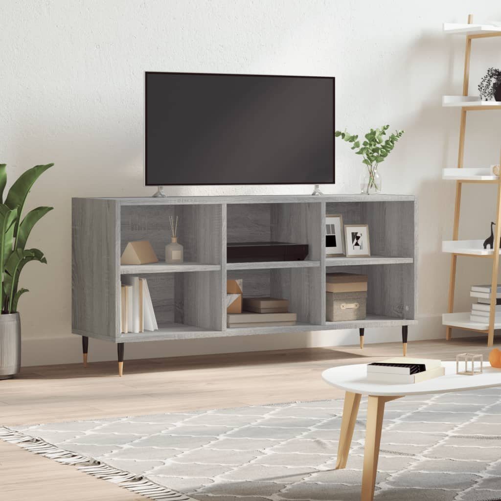 furnicato TV-Schrank Grau Sonoma 103,5x30x50 cm Holzwerkstoff