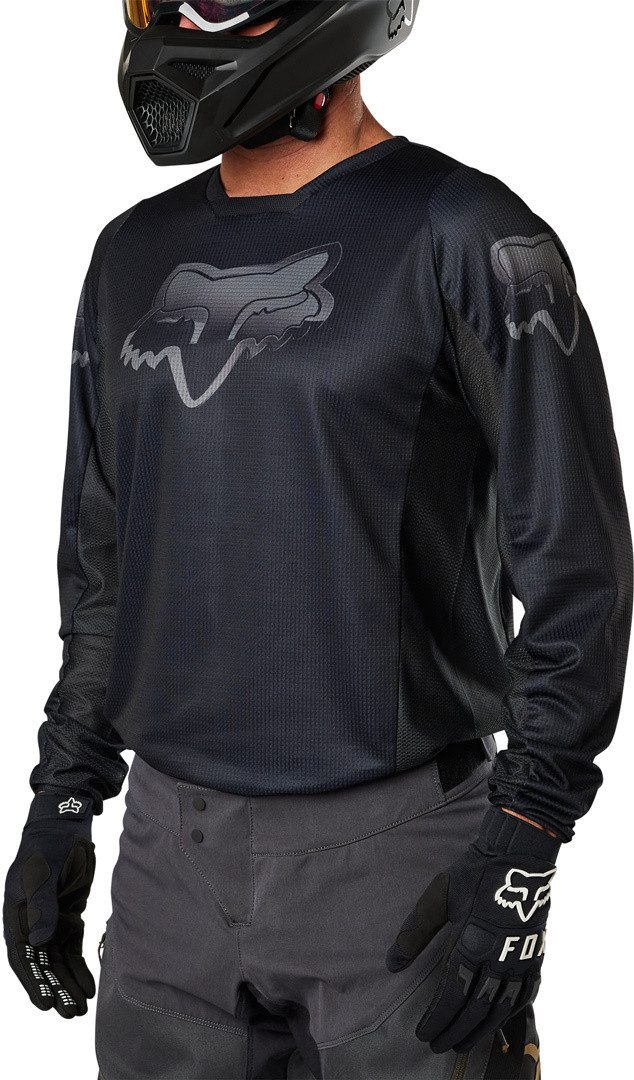 Fox Motocross-Shirt 180 Blackout Motocross Jersey günstig online kaufen