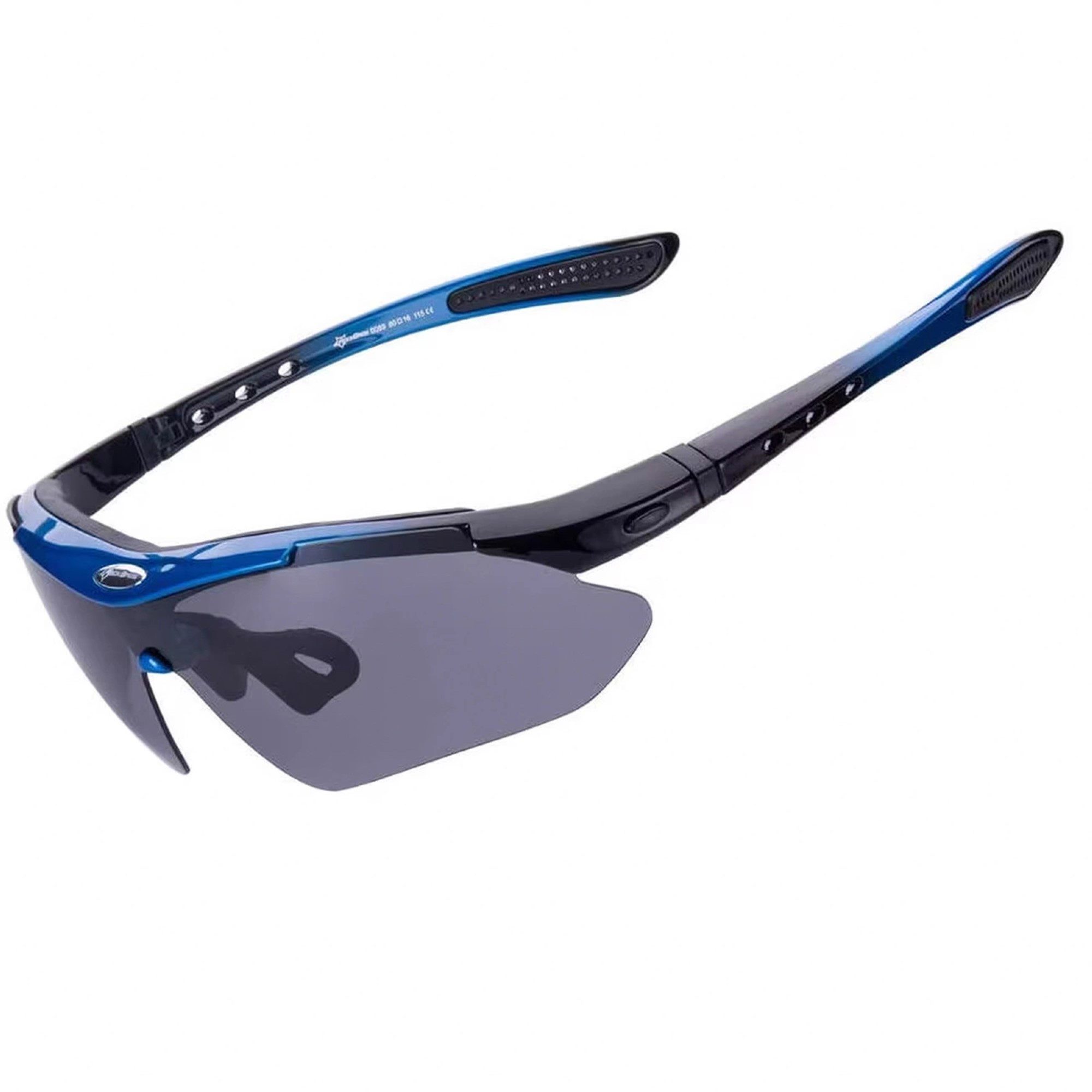 ROCKBROS Fahrradbrille Polarisierende Fahrradbrille mit UV-400-Filter mit schwarzem Etui