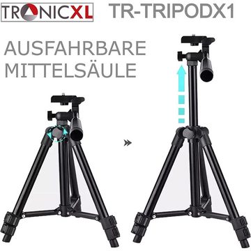 TronicXL 30-60cm Laserstativ Stativ Laser Baustativ 1/4 Zoll + 5/8 Zoll Stativhalterung