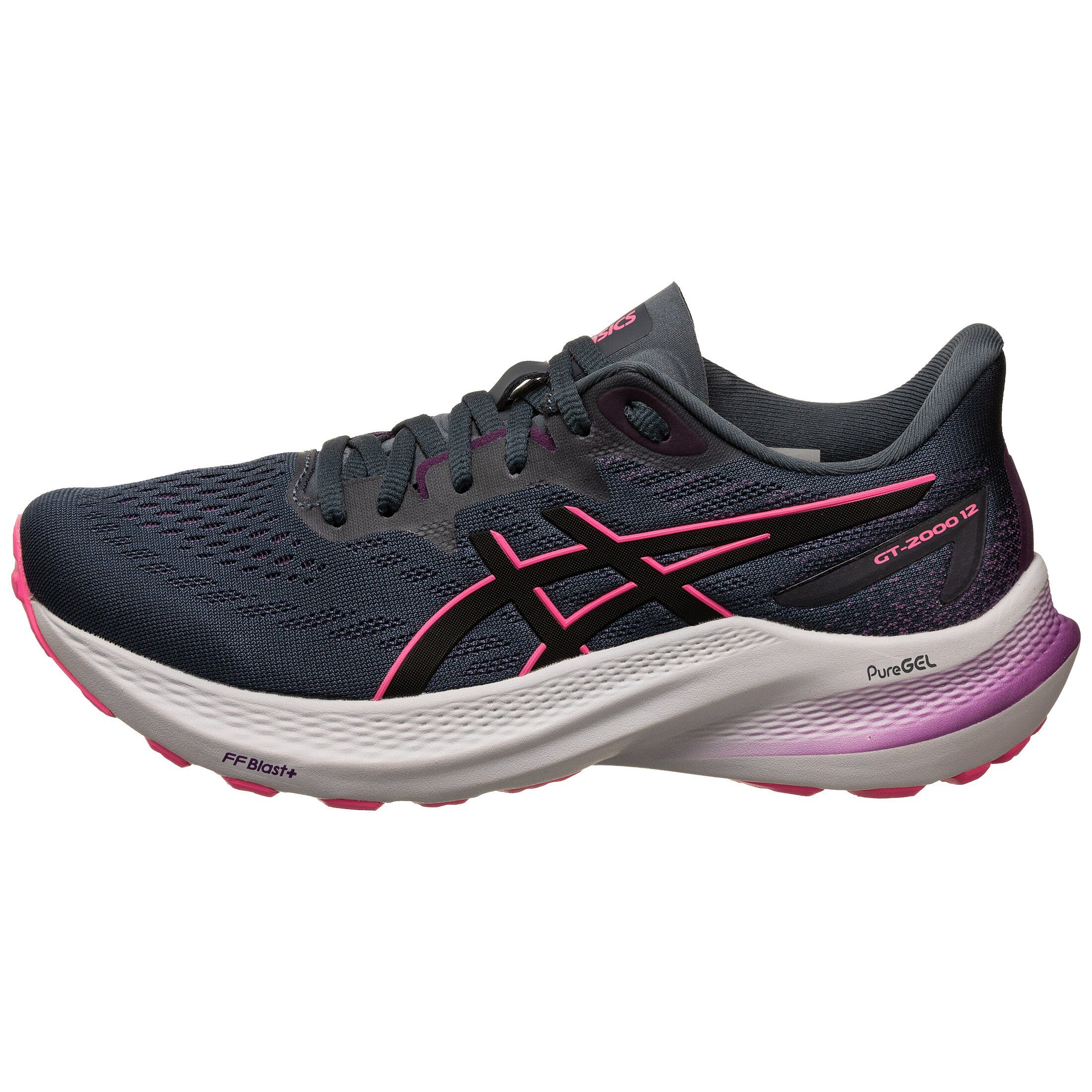 Laufschuh Laufschuh schwarz Damen Asics anthrazit 12 / GT-2000