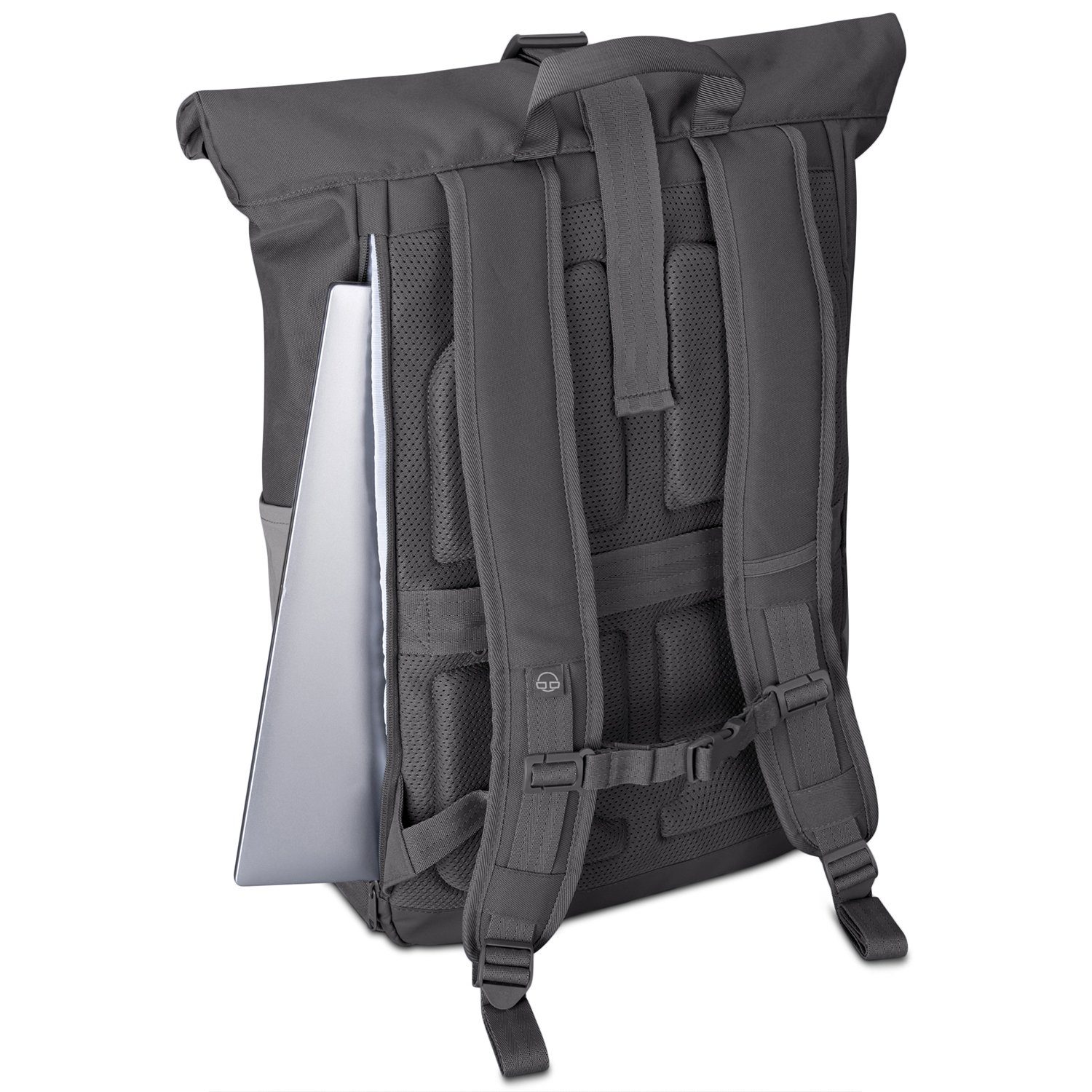 Johnny Urban Cityrucksack ALLEN XL Rolltop Damen Herren, Laptop Fach (1-tlg), Wasserabweisend