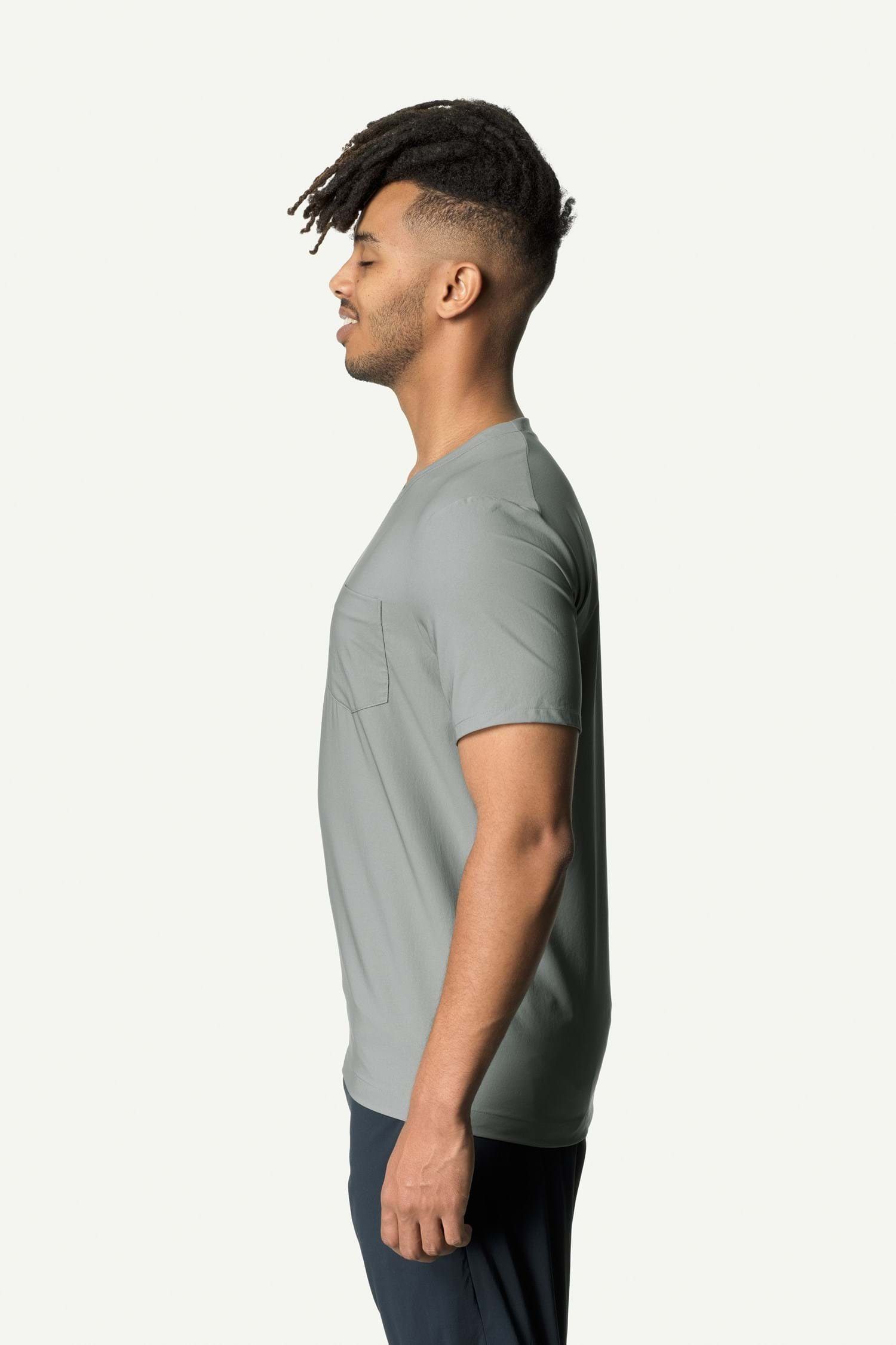 Tee Geyser T-Shirt Houdini Cover Grey M's (1-tlg)