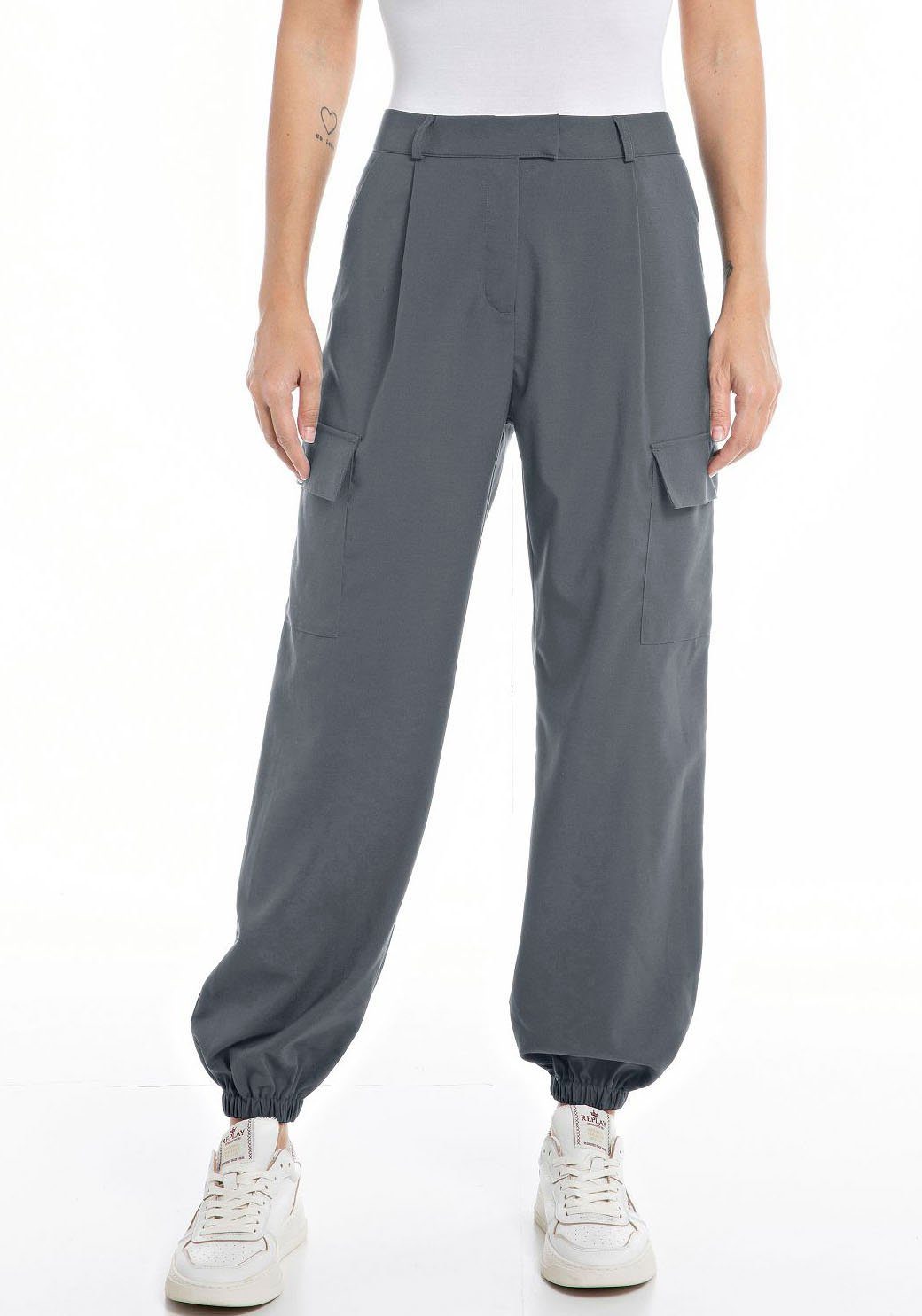 Replay Cargohose iron gray