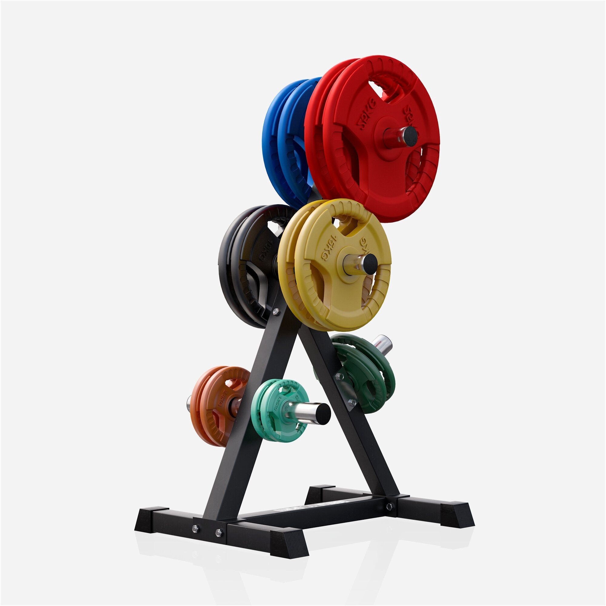 GORILLA SPORTS Hantelscheibenständer Hantelscheibenständer mit 4 Stangen 50/51 mm, (1-St)
