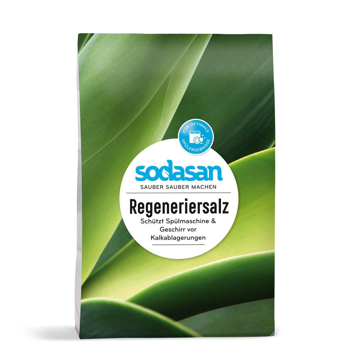 Sodasan Sodasan Regeneriersalz 2kg schützt Spülmaschine & Geschirr vor Kalk (1 Spülmaschinenreiniger