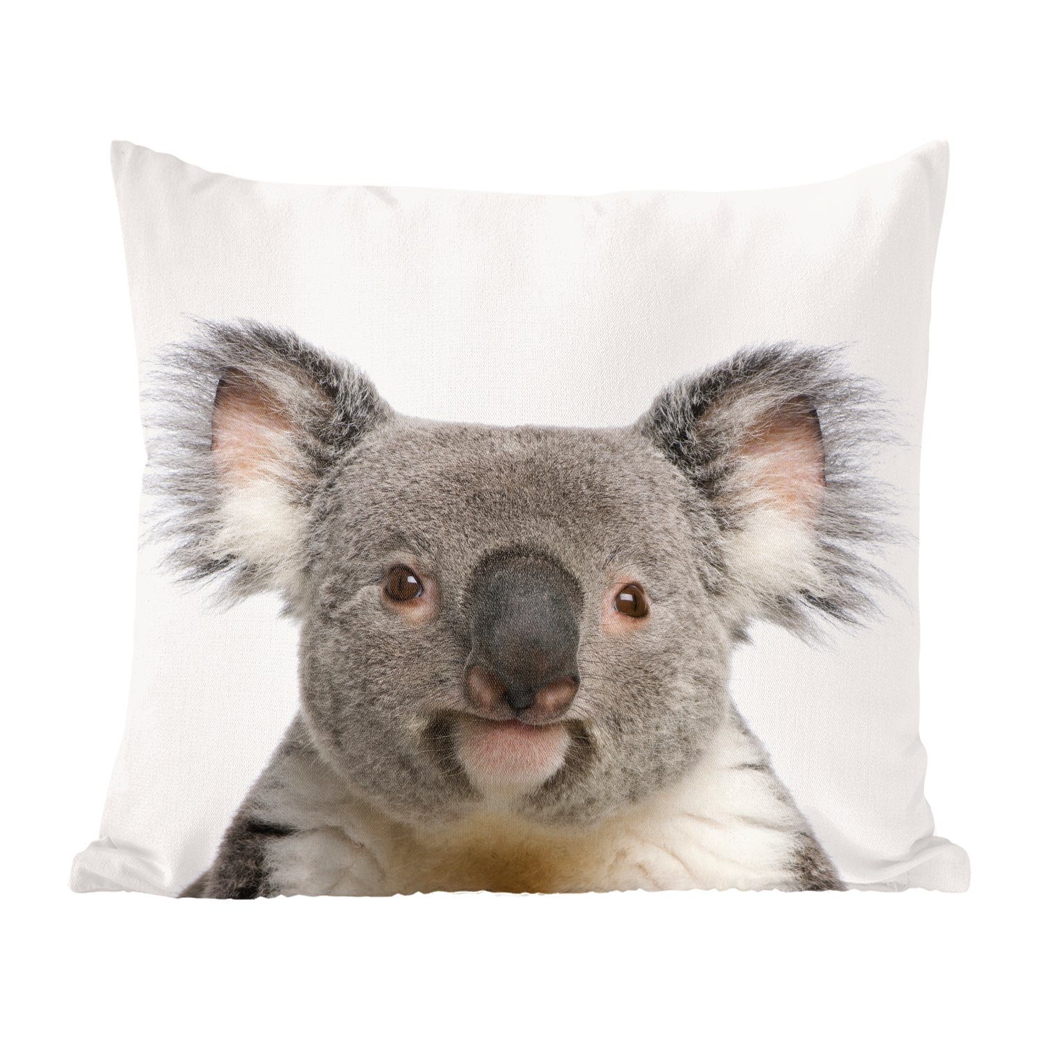 Koala Bär Koala Zierkissen Mädchen mit - Sofakissen Füllung Schlafzimmer, - - Dekokissen MuchoWow Deko, Wohzimmer, für Tiere, Jungen -