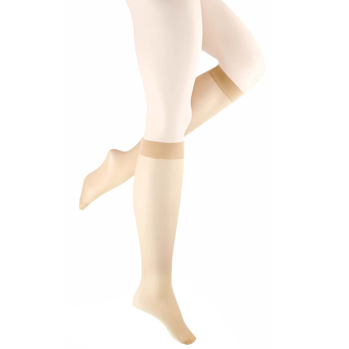 Wilox Kniestrümpfe SAMT MATT (1-Paar) transparent & matt