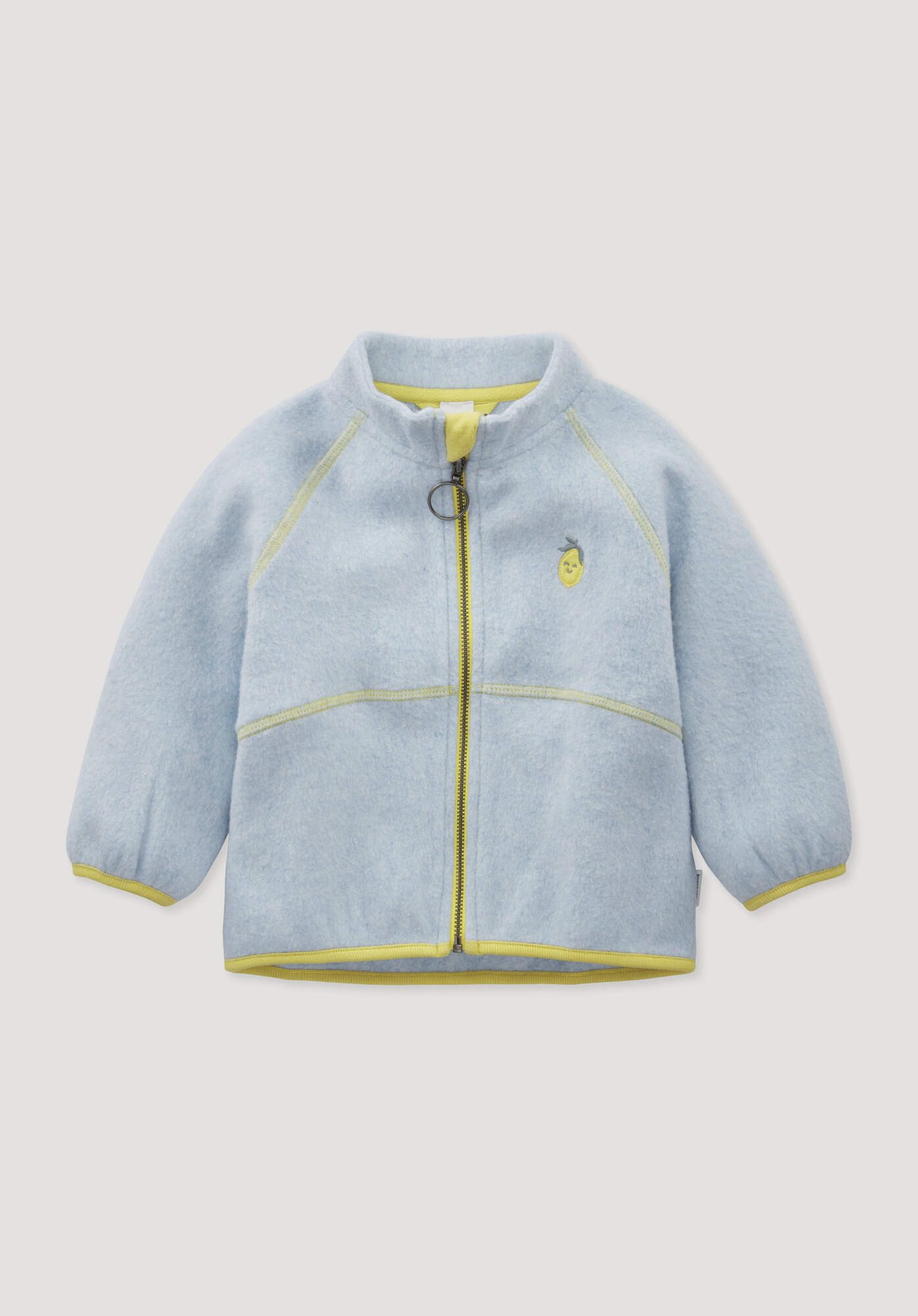 Hessnatur Fleecejacke aus reiner Bio-Baumwolle (1-St)