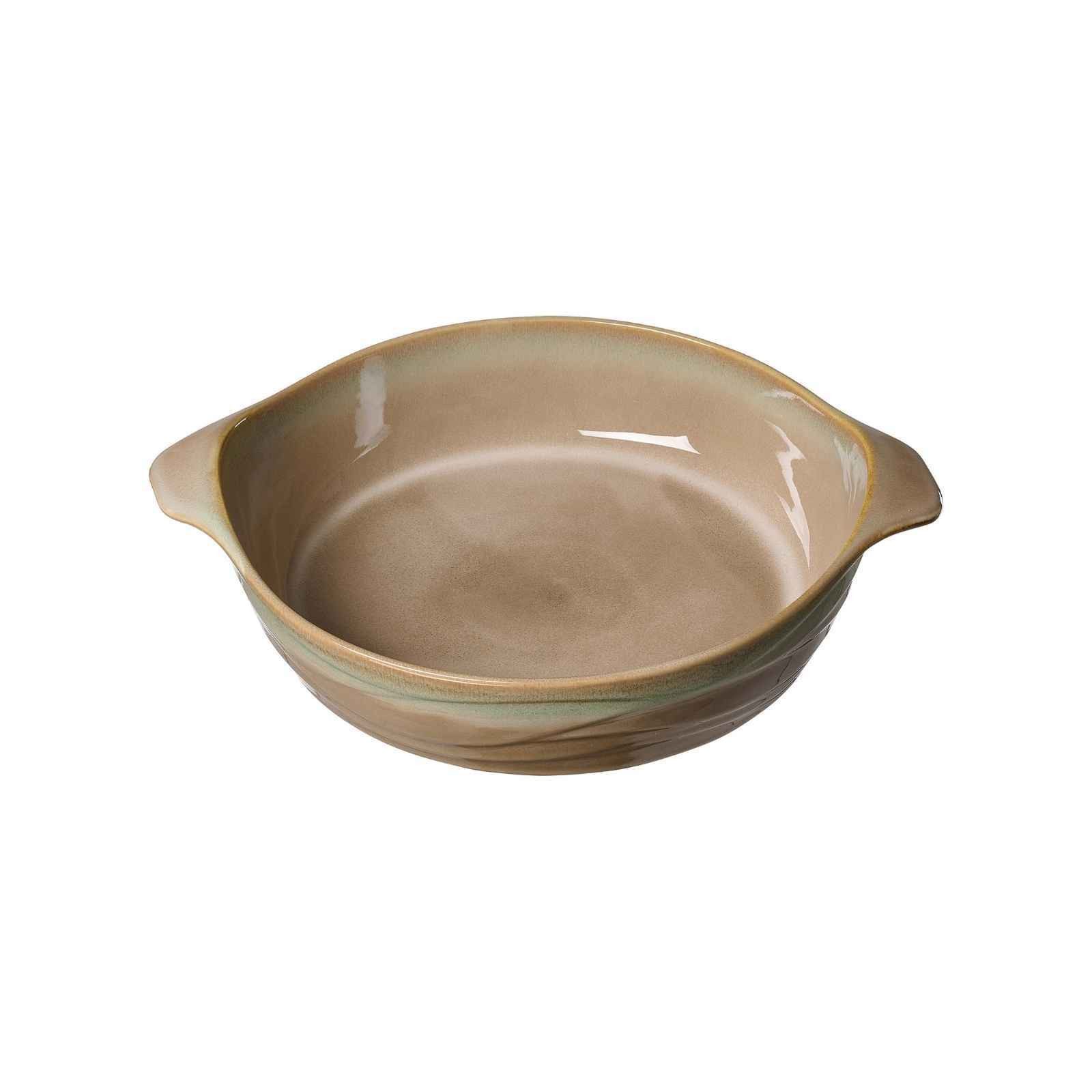 Ritzenhoff & Breker Auflaufform Tortosa Auflaufform rund 33 x 27 cm, Steingut, (1-St)