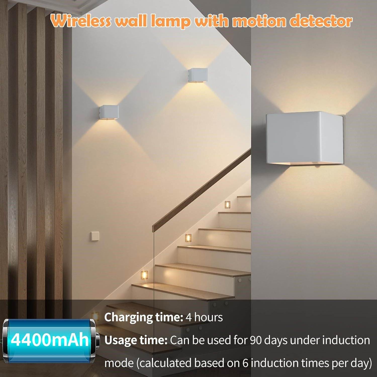 BlingBin LED Wandleuchte Akku Wandleuchte mit günstig online kaufen
