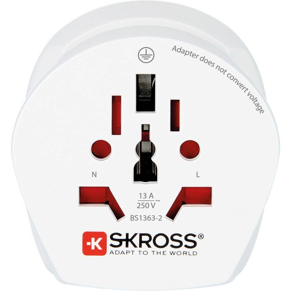 SKROSS Reiseadapter World & EU to South Africa 1.500202-E Reiseadapter