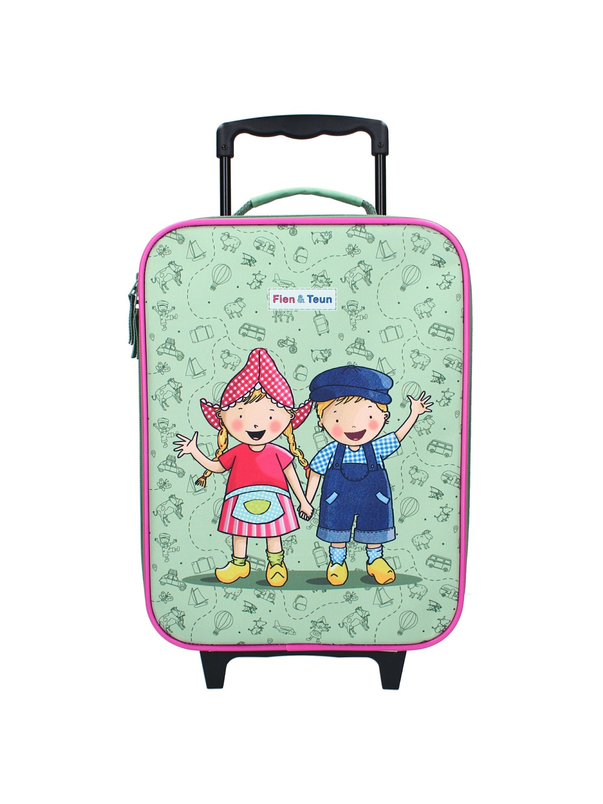 Vadobag Trolley Fien und Teun Tierfreunde, mit buntem Motiv-Print auf der Front