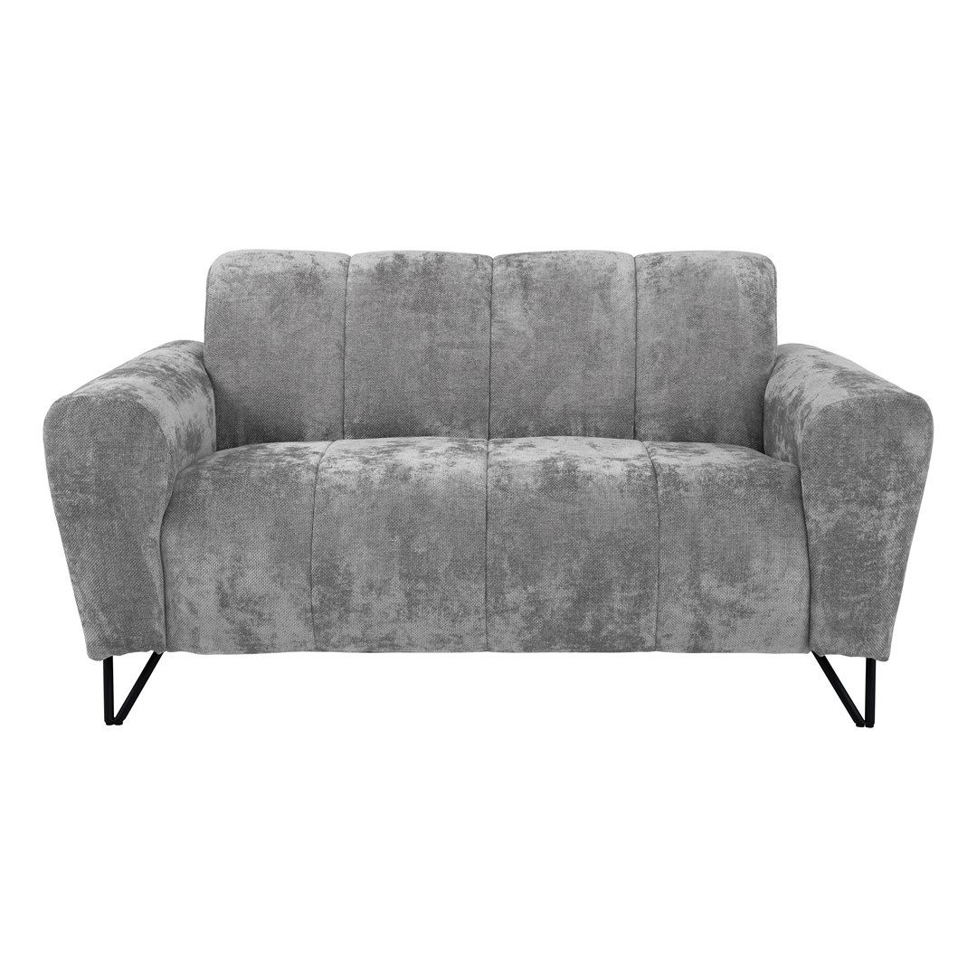 Beautysofa Sofa mit Metallbeine in schwarzer günstig online kaufen