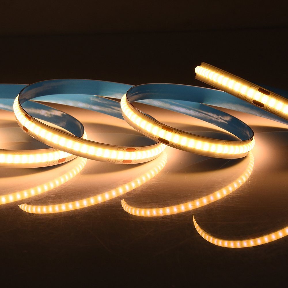 Rosnek LED Stripe 0.5-5M,12V,COB,Bendable,für Schlafzimmerschrank Bücherreg günstig online kaufen