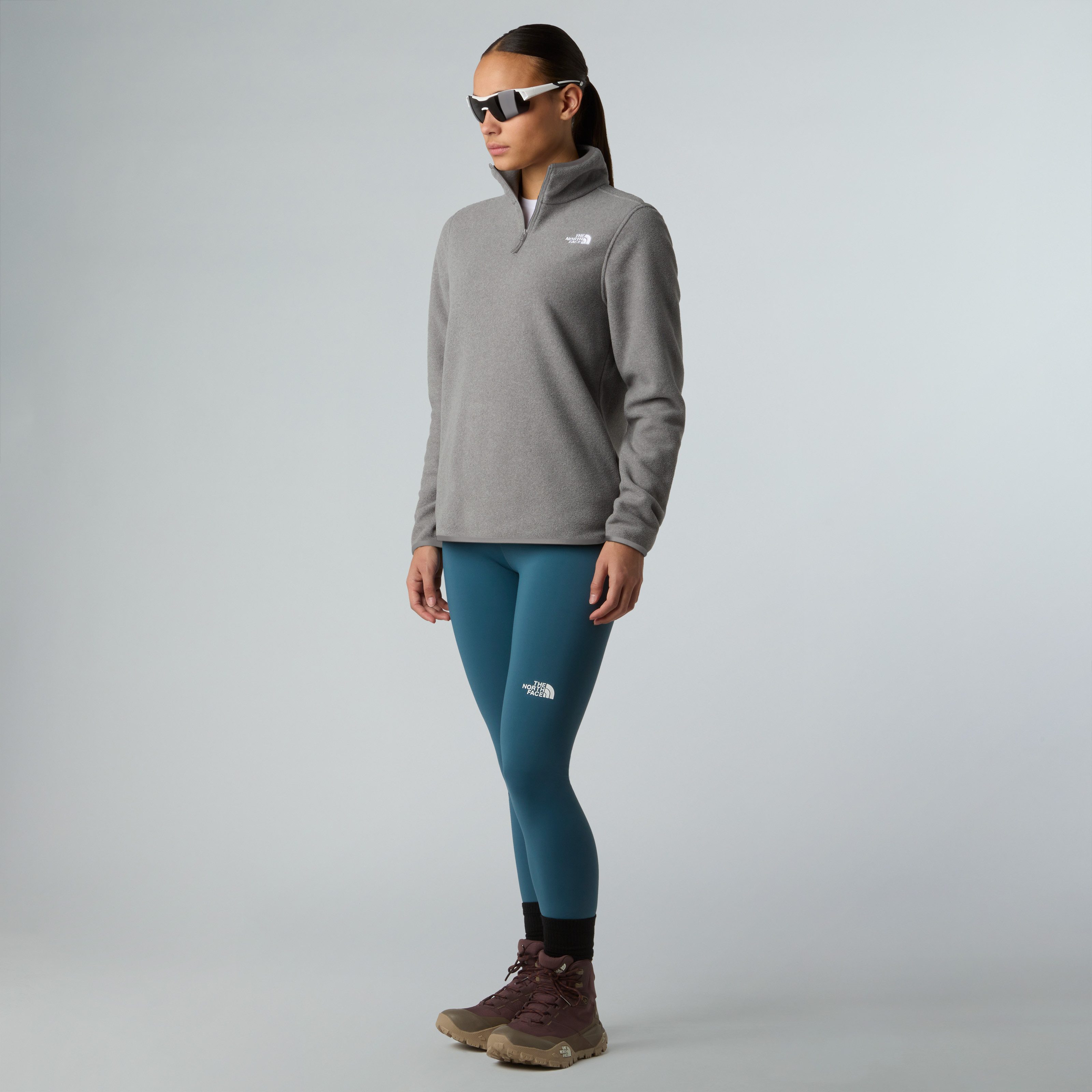 The North Face Fleecepullover W GLACIER FLEECE 1/4 ZIP JACKET Halfzip aus Polyester, mit 1/4 Reißverschluss – Bild 4 von 5