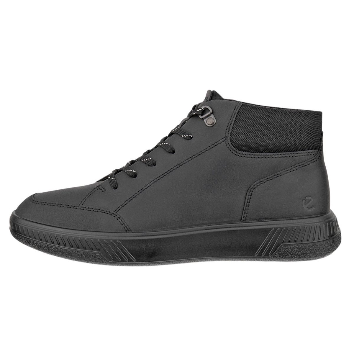 Ecco Alltag-Travelschuhe Move Ankle Boot (Premium-Leder) schwarz Herren Sneaker