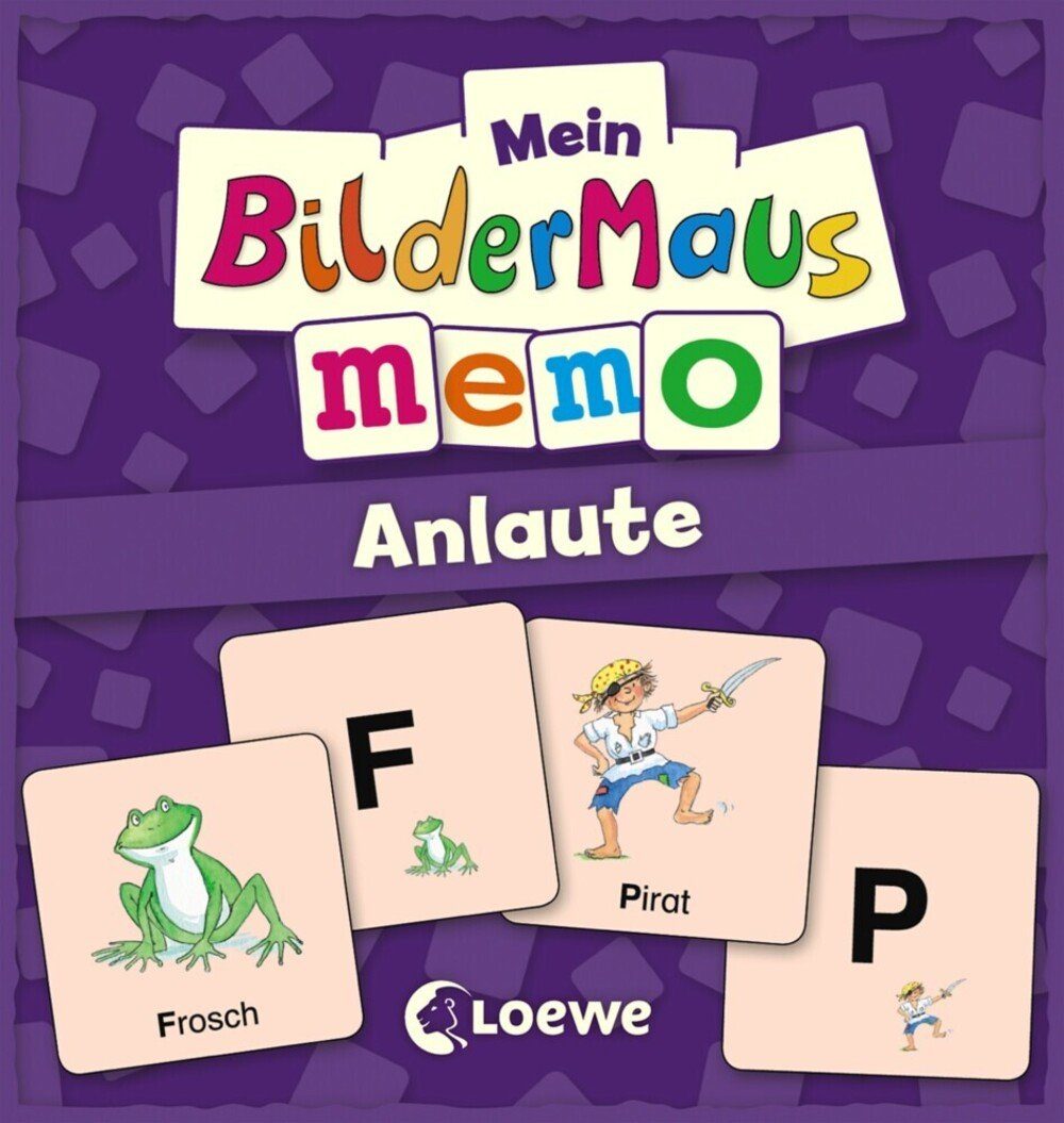 Loewe Spiel, Mein Bildermaus-Memo - Anlaute (Kinderspiel)
