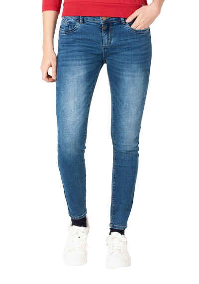 TIMEZONE Skinny-fit-Jeans Skinny Jeans Hose Denim Pants Mid Waist THIGHT SANYA 6586 in Blau-2