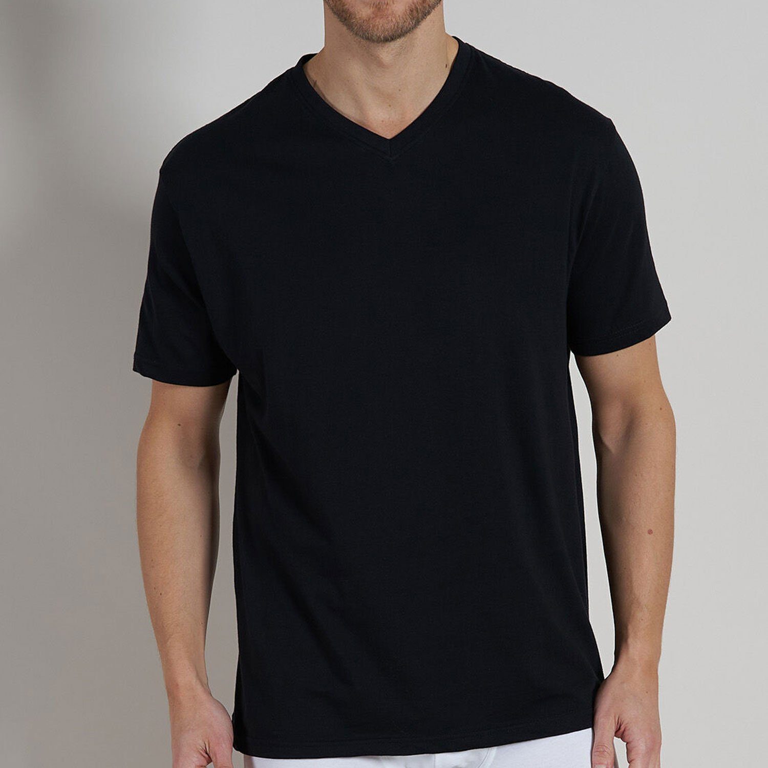 CECEBA T-Shirt Maverick (2-tlg) V-Ausschnitt, kurzarm, Baumwolle, im 2er Pa günstig online kaufen