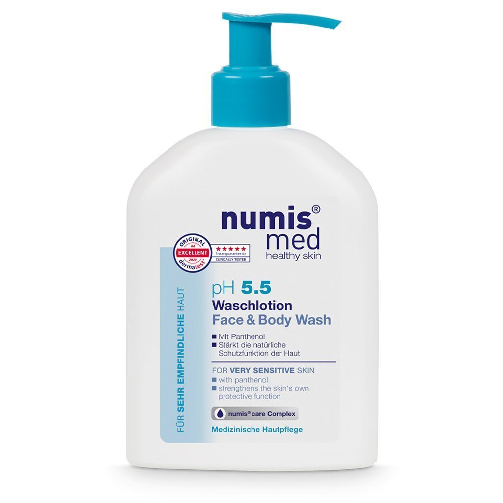 Gesichtsreinigungsgel Waschlotion ph 5.5 für empfindliche Haut - Körperlotion 1x 200 ml