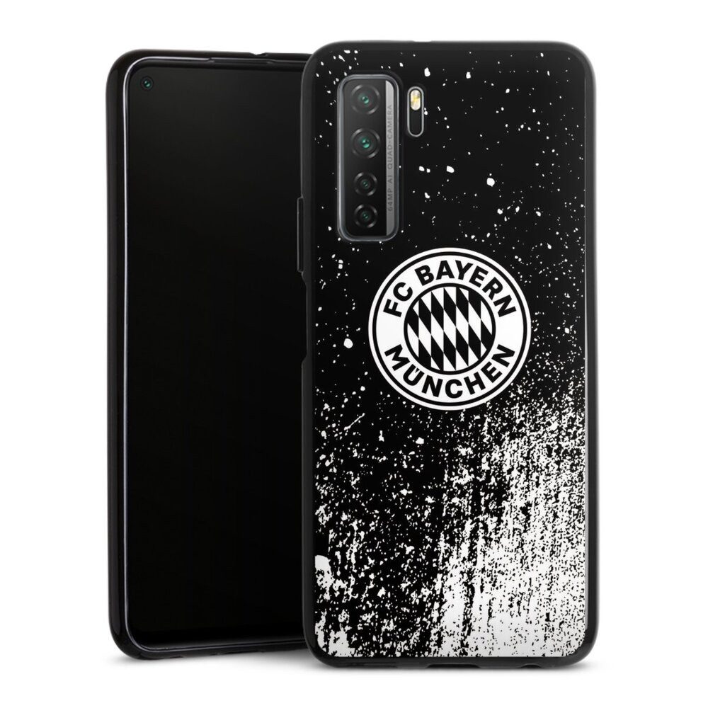 Handyhülle FC Bayern München Offizielles Lizenzprodukt FCB Splatter Schwarz - FCB