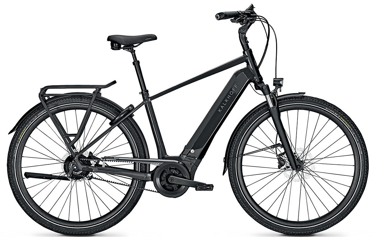 Kalkhoff E-Bike Kalkhoff Image 3.B Excite FL 625 Wh Herren schwarz 2025, 5 Gang, Nabenschaltung, Bosch Performance Line smart System, 625 Wh